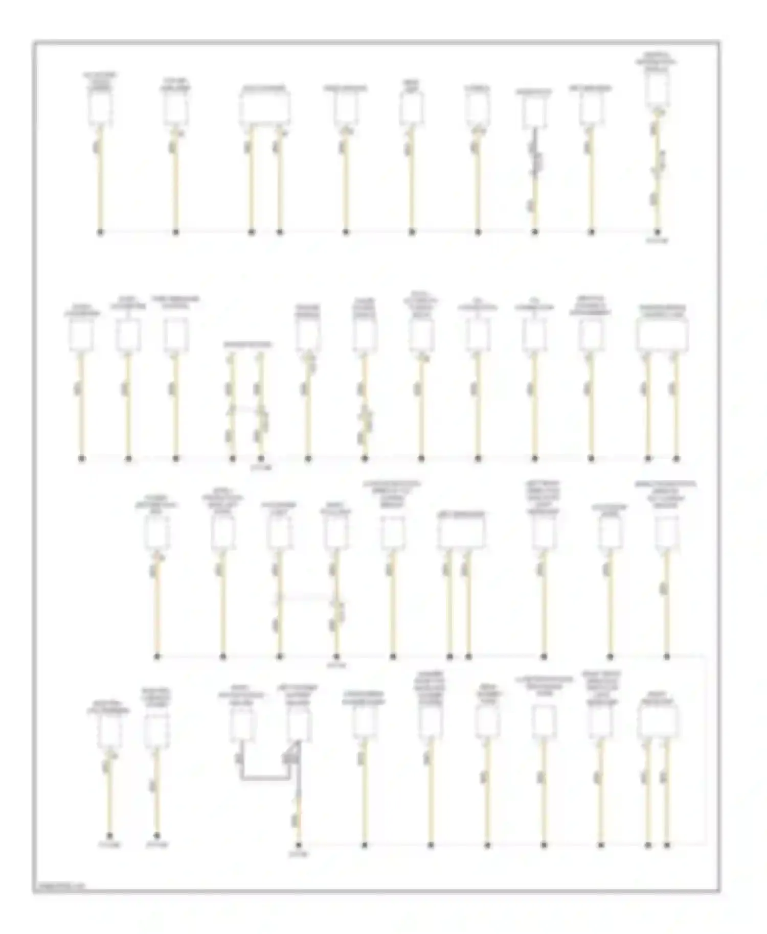 X3 BMW F25 (2010-2014): Ground distribution circuit (3 of 4)