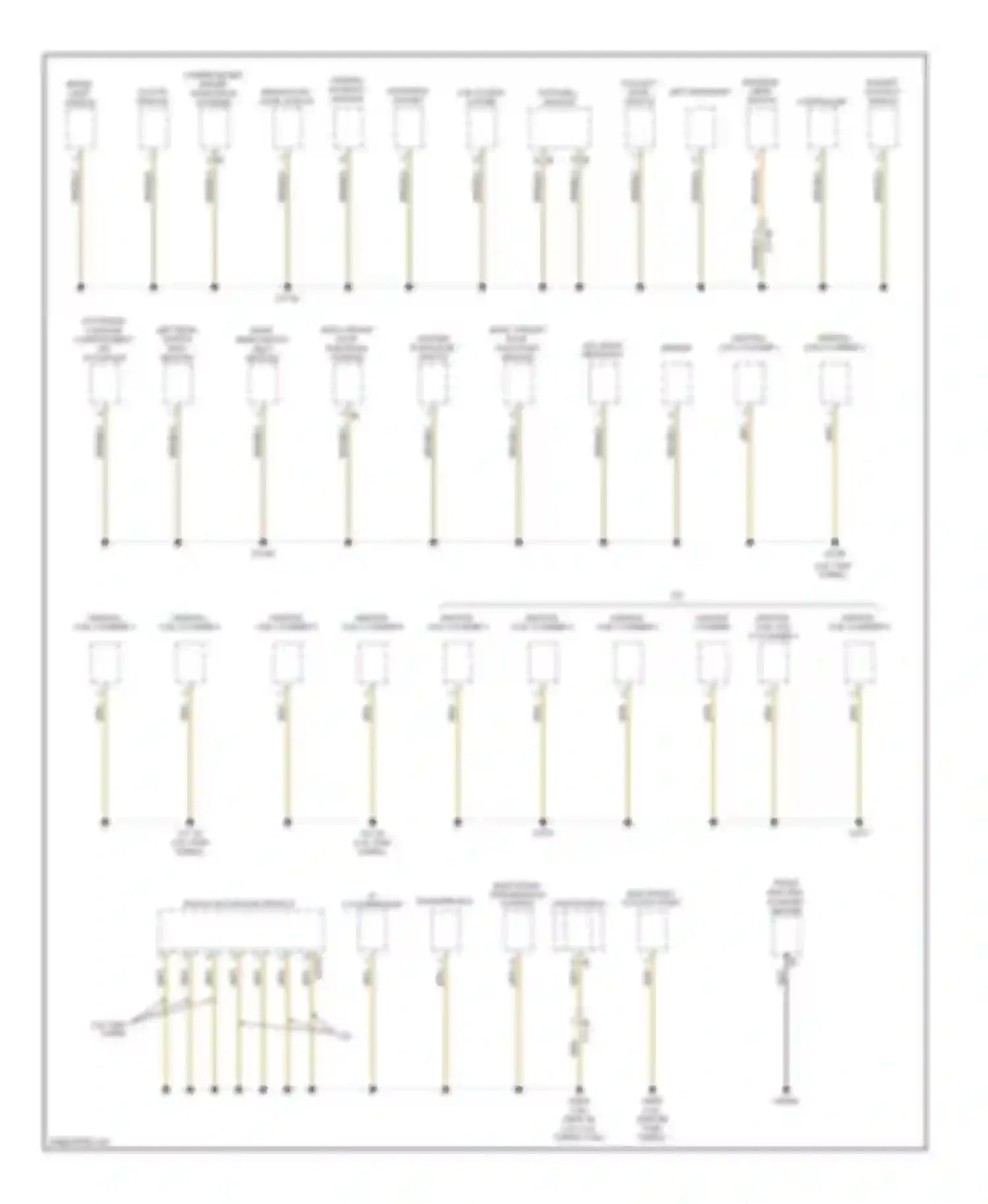 X3 BMW F25 (2010-2014): Ground distribution circuit (4 of 4)