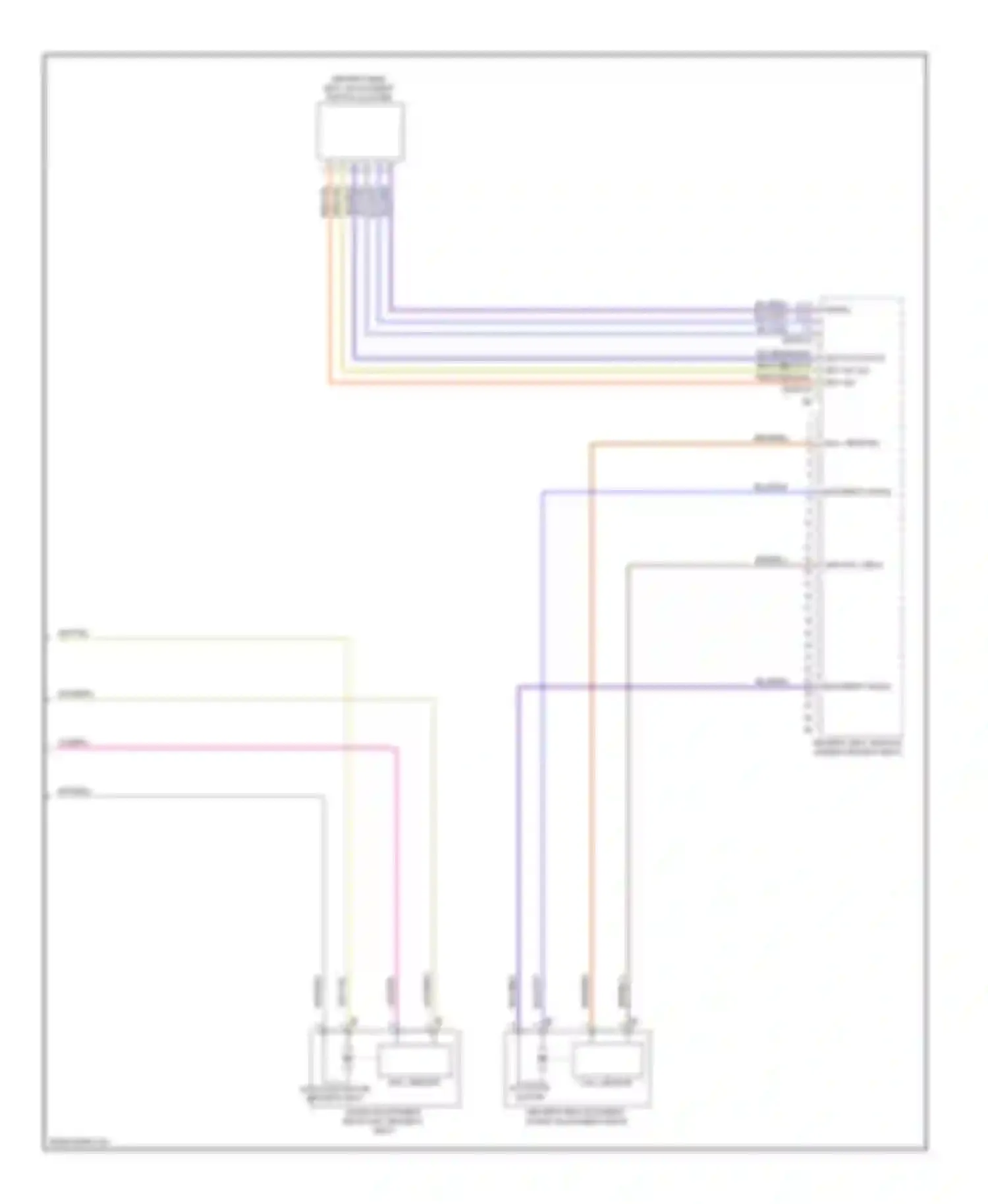 X3 BMW F25 (2010-2014): Driver"s memory seat circuit (2 of 2)