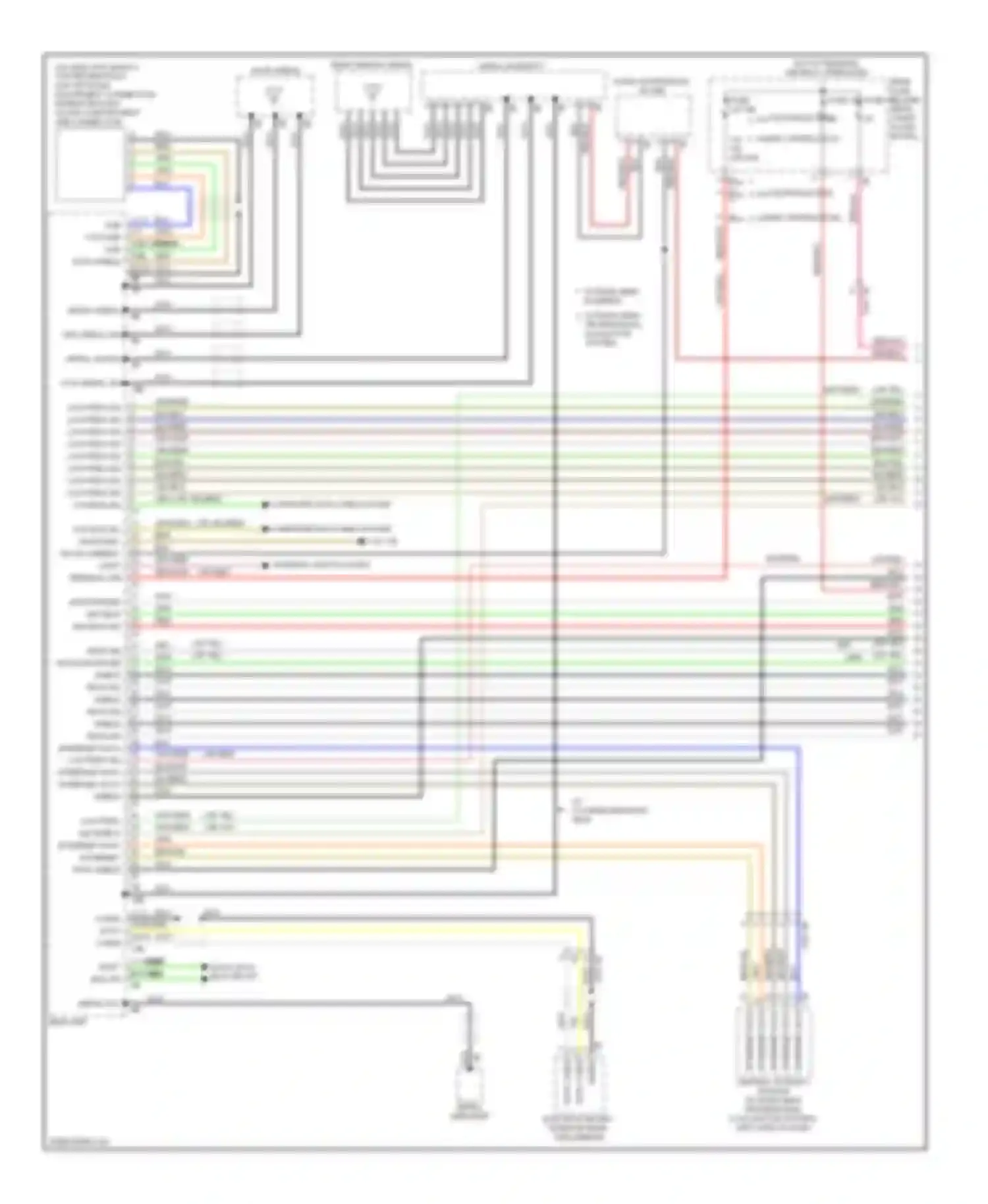 X3 BMW F25 (2010-2014): Navigation circuit, without hifi radio (1 of 4)