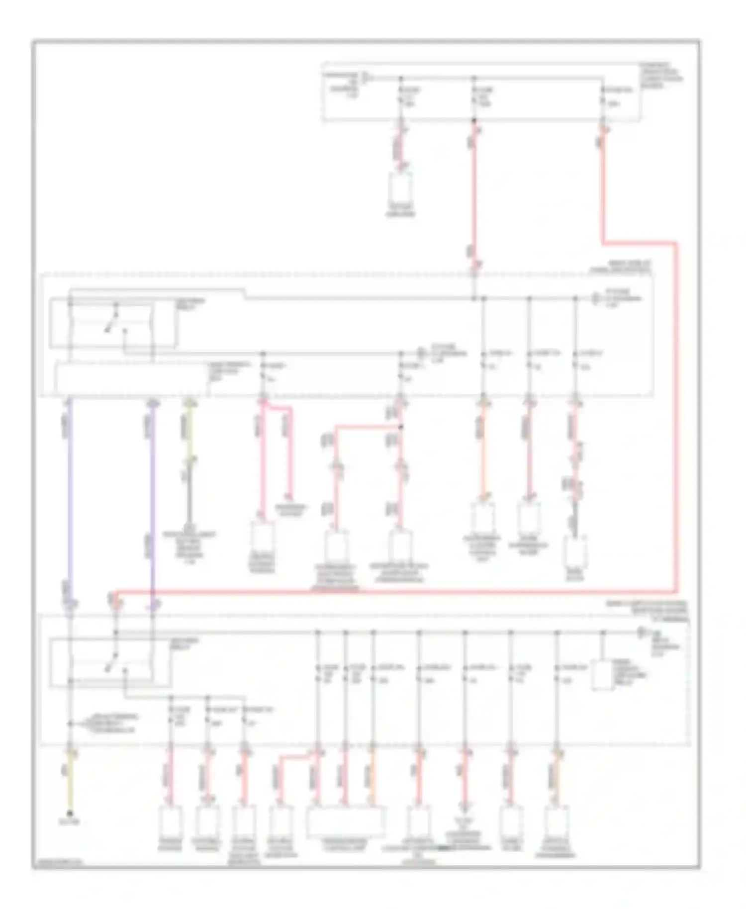 X3 BMW F25 (2010-2014): Power distribution circuit (2 of 7)