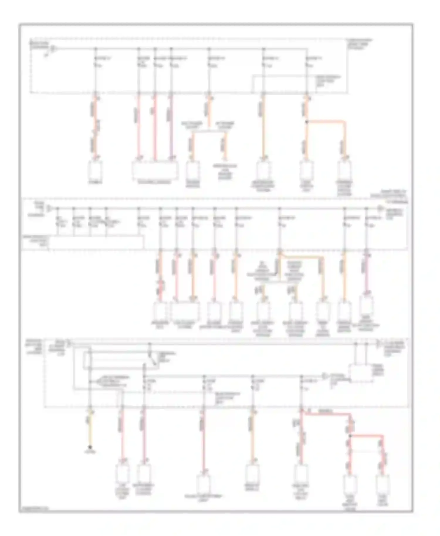 X3 BMW F25 (2010-2014): Power distribution circuit (3 of 7)