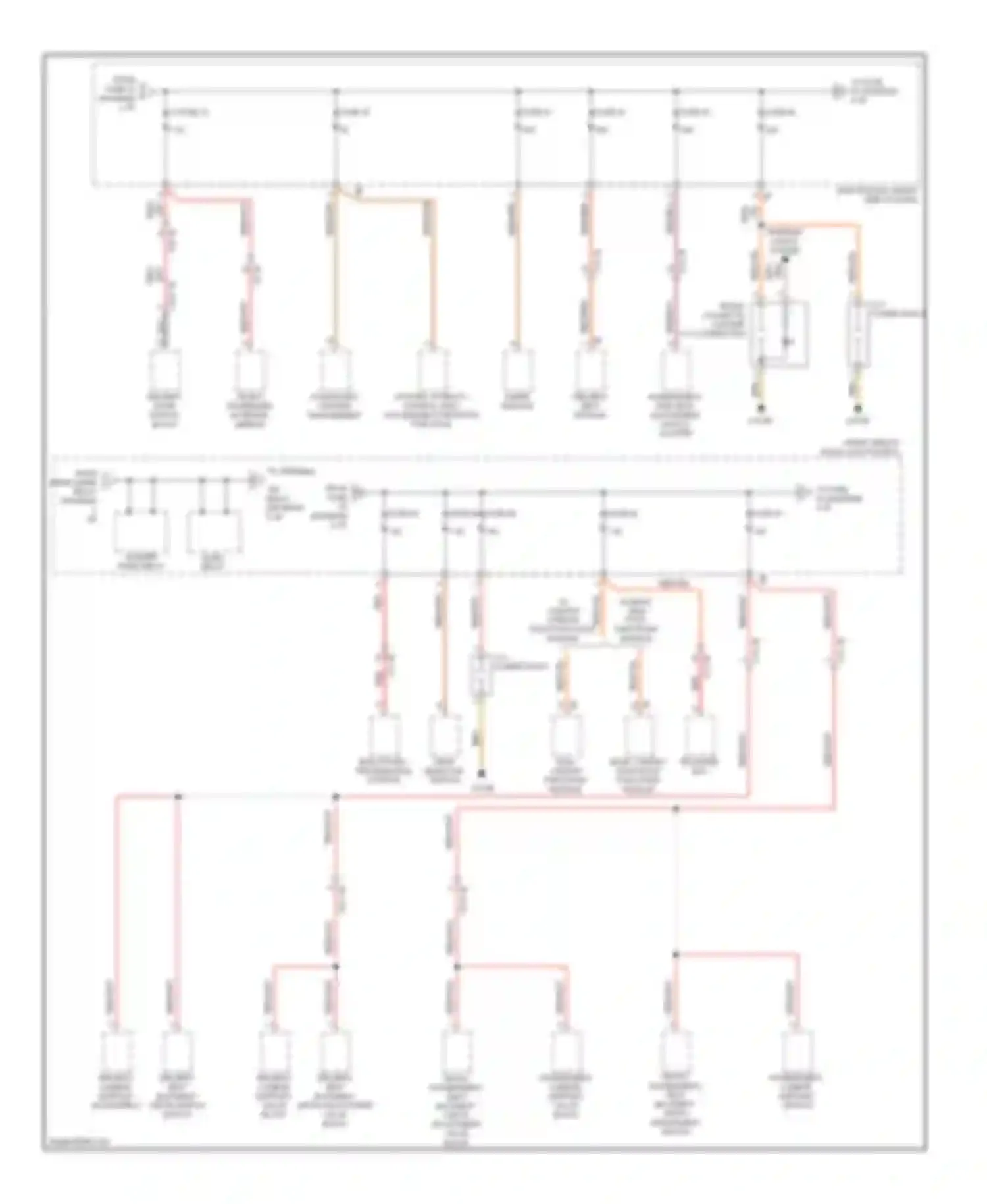 X3 BMW F25 (2010-2014): Power distribution circuit (4 of 7)
