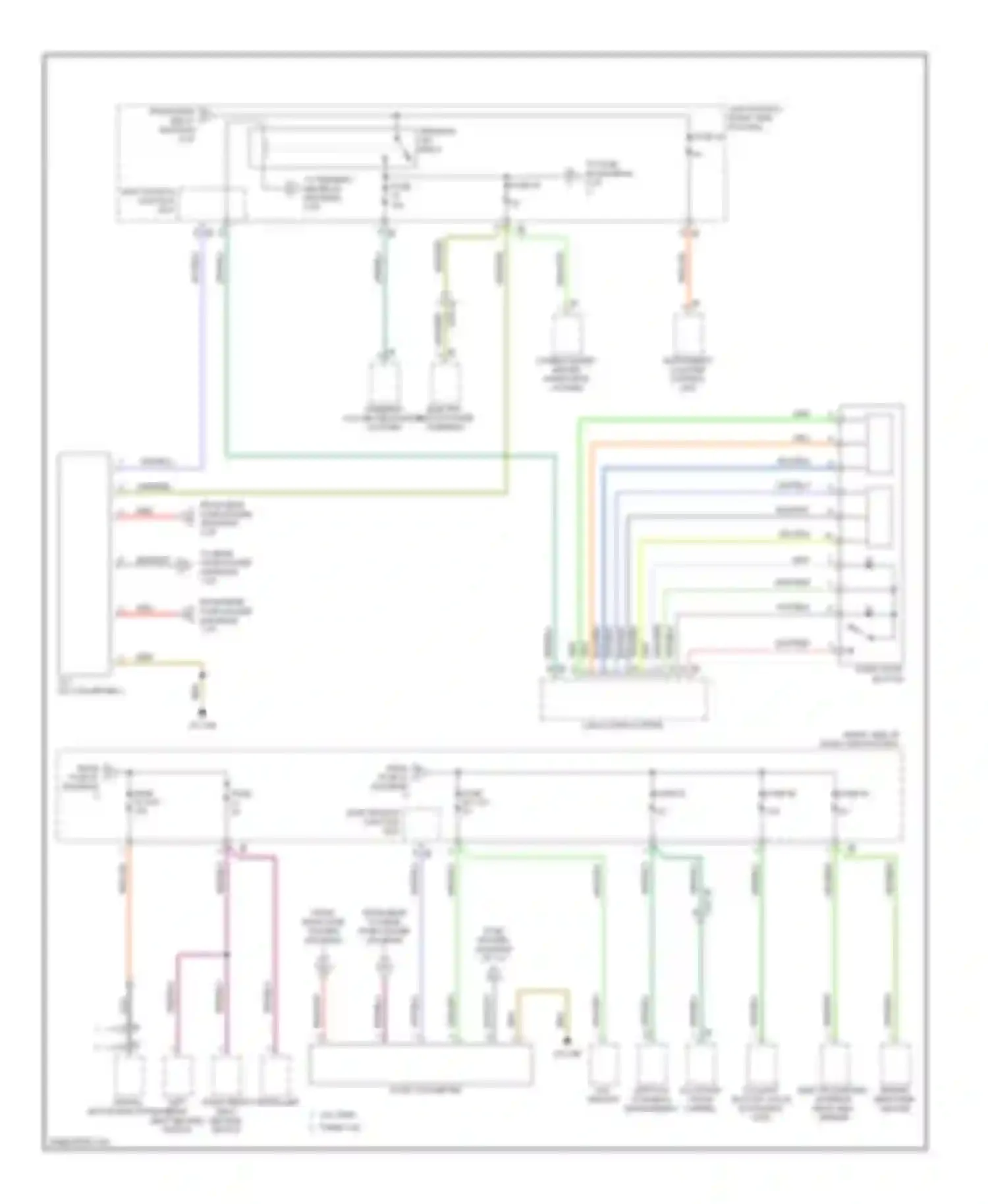 X3 BMW F25 (2010-2014): Power distribution circuit (5 of 7)