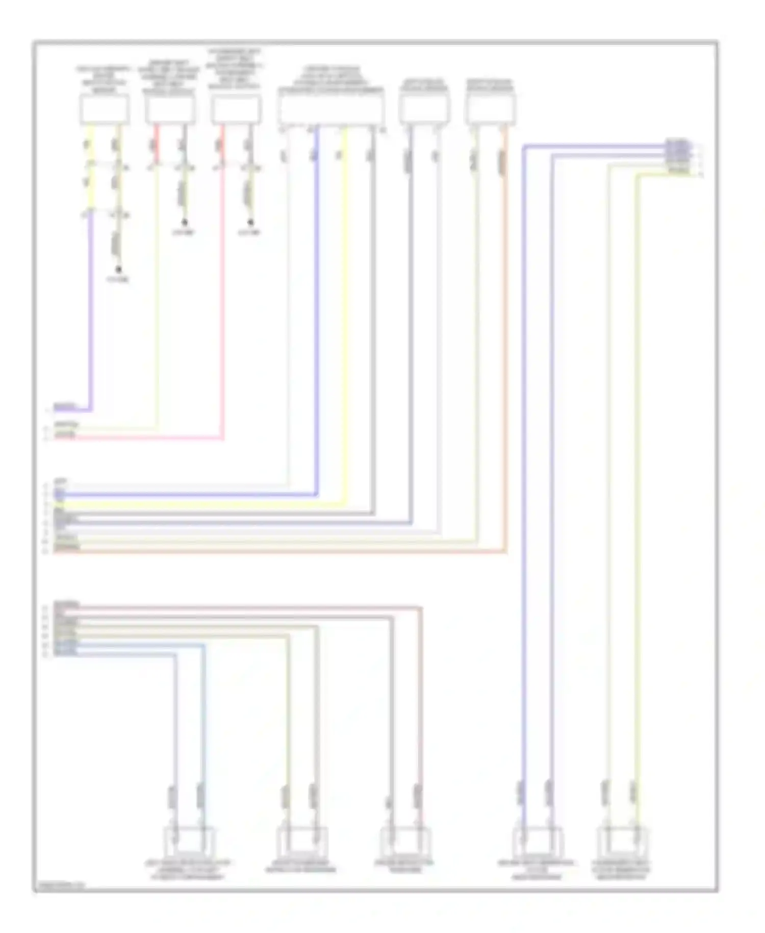 X3 BMW F25 (2010-2014): Supplemental restraints circuit (2 of 3)