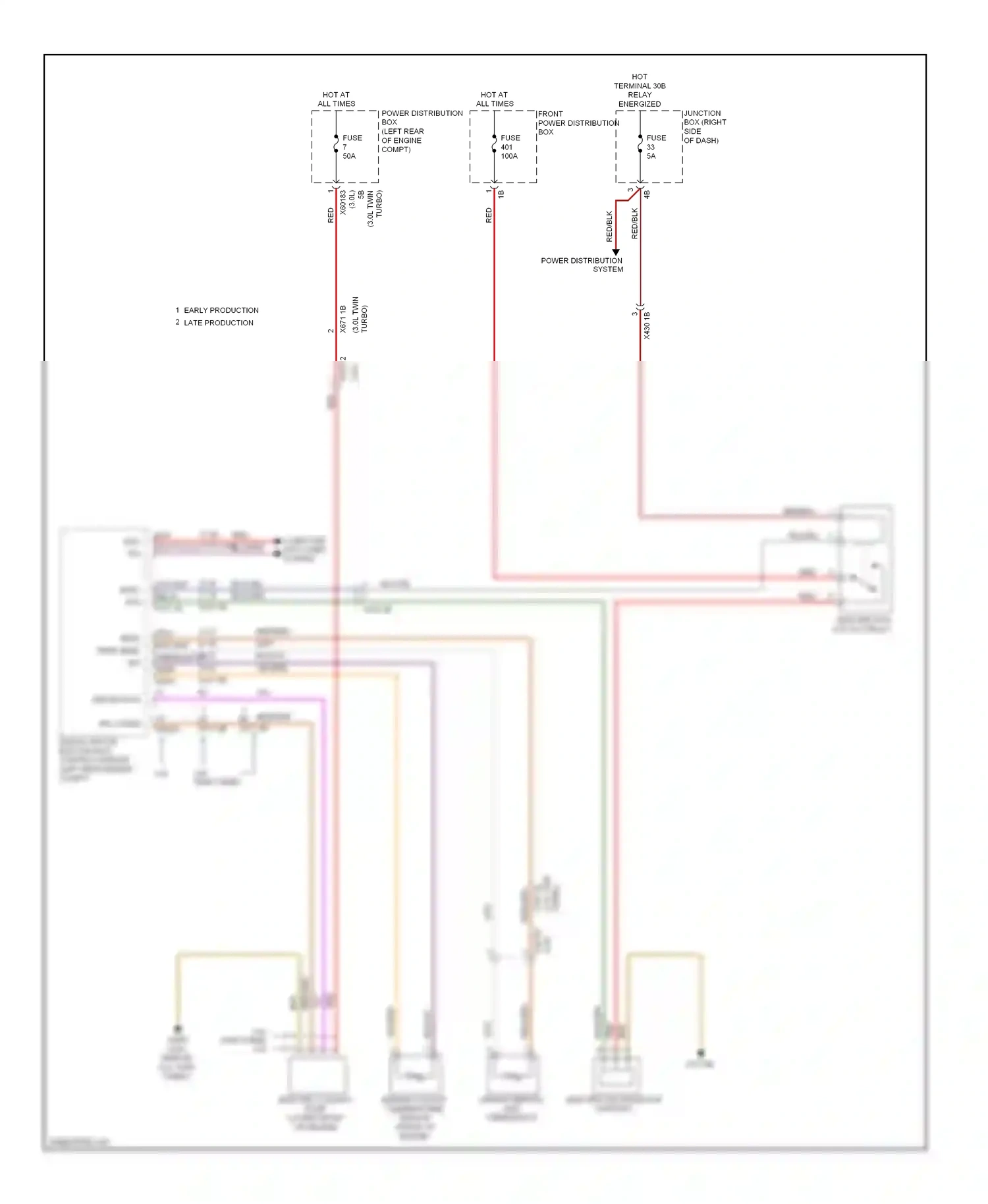 Wiring diagram 3.0l for BMW X3 F25 (2010-2014) (6 of 7)