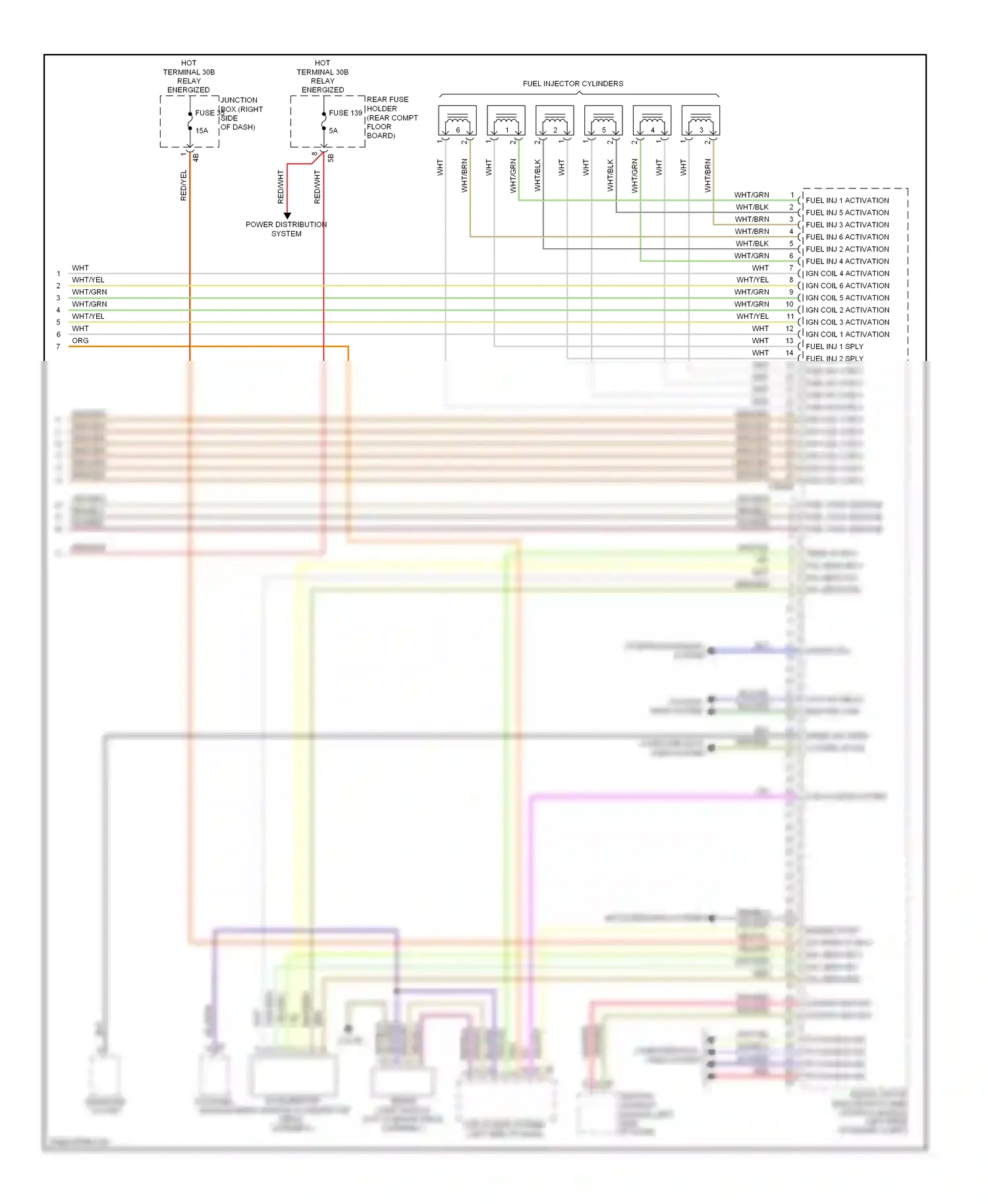 BMW X3 F25 (2010-2014) accelerator pedal module (accelerator pedal assembly) wiring diagram  (2 of 3)