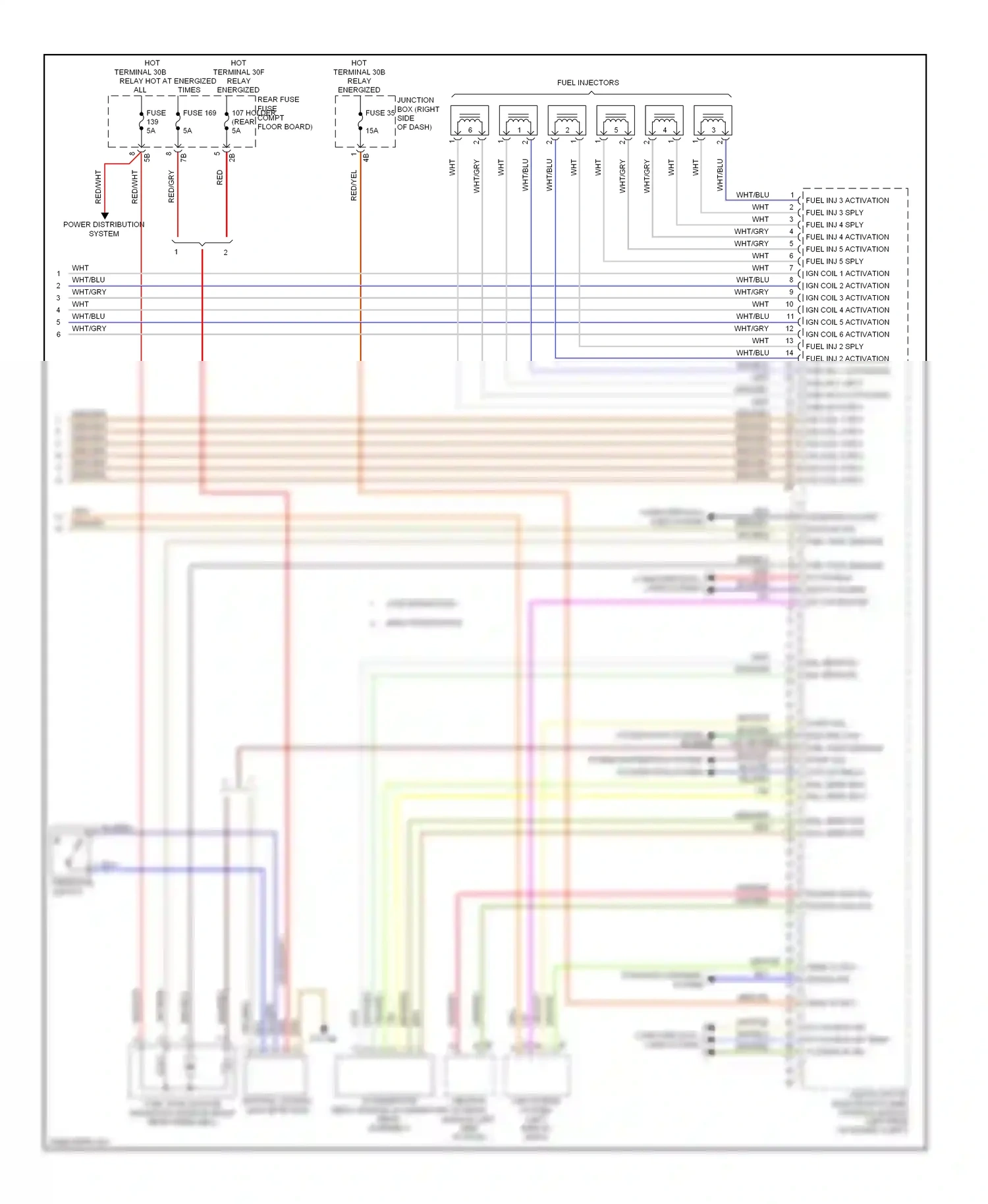 BMW X3 F25 (2010-2014) accelerator pedal module (accelerator pedal assembly) wiring diagram  (3 of 3)