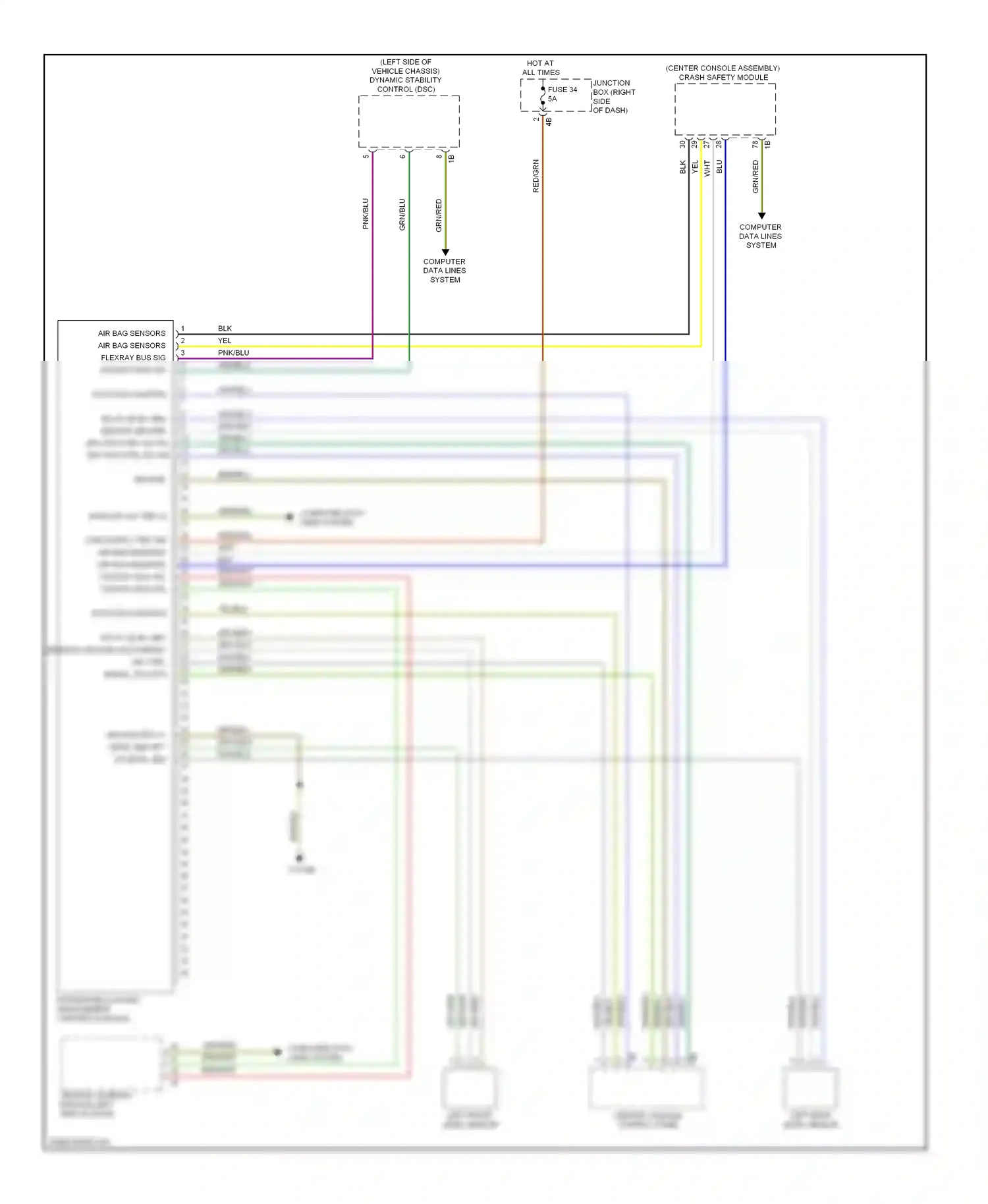 Wiring diagram blu for BMW X3 F25 (2010-2014) (11 of 55)