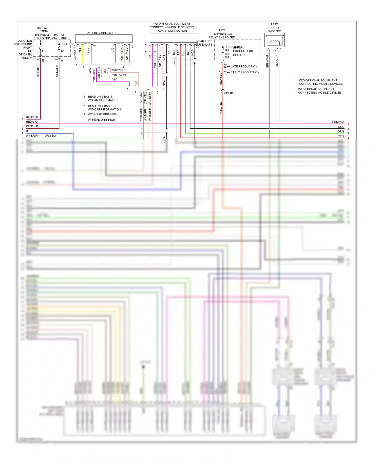 Wiring diagram blu/red for BMW X3 F25 (2010-2014) (22 of 29)