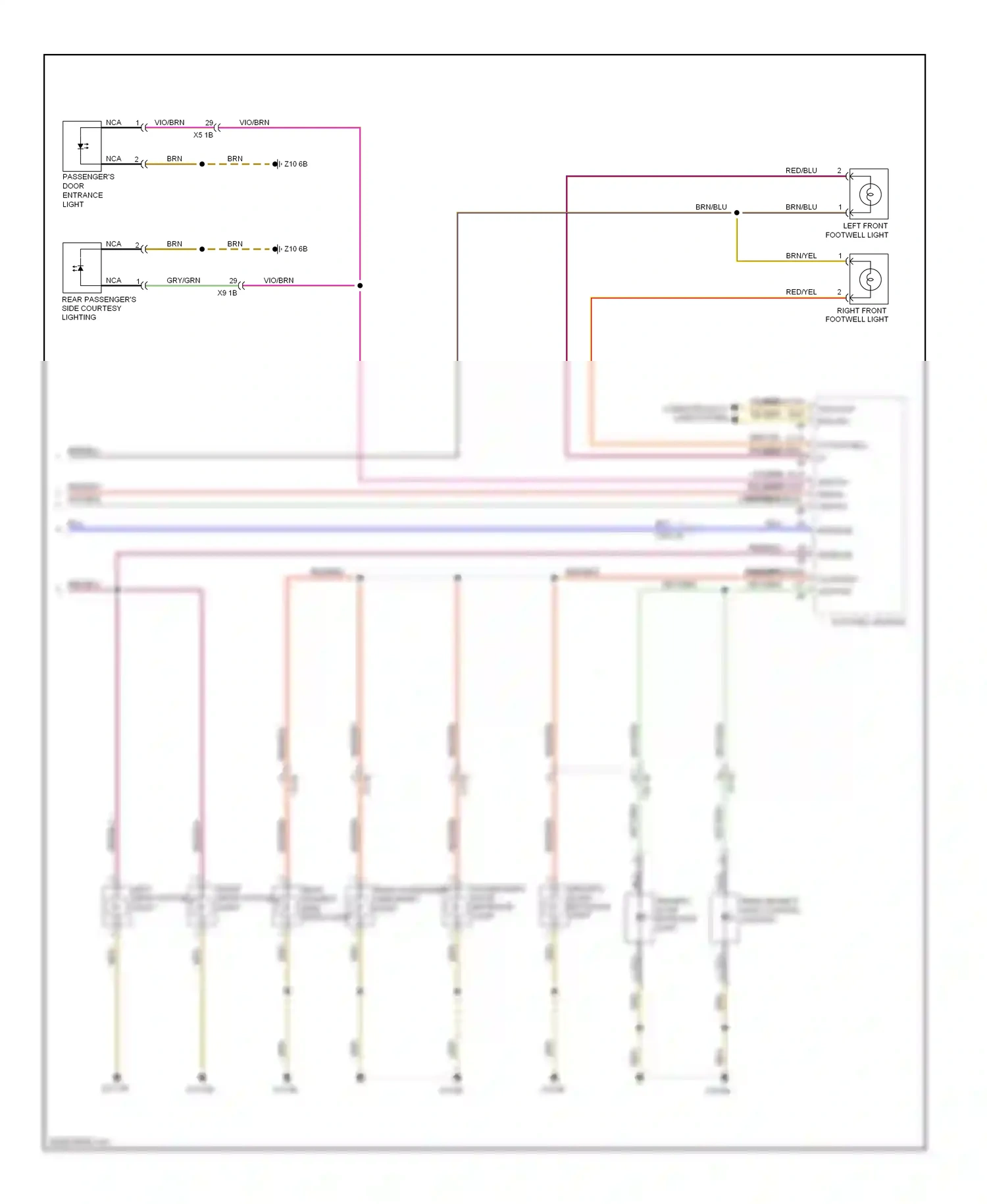 Wiring diagram brn/blu for BMW X3 F25 (2010-2014) (11 of 16)