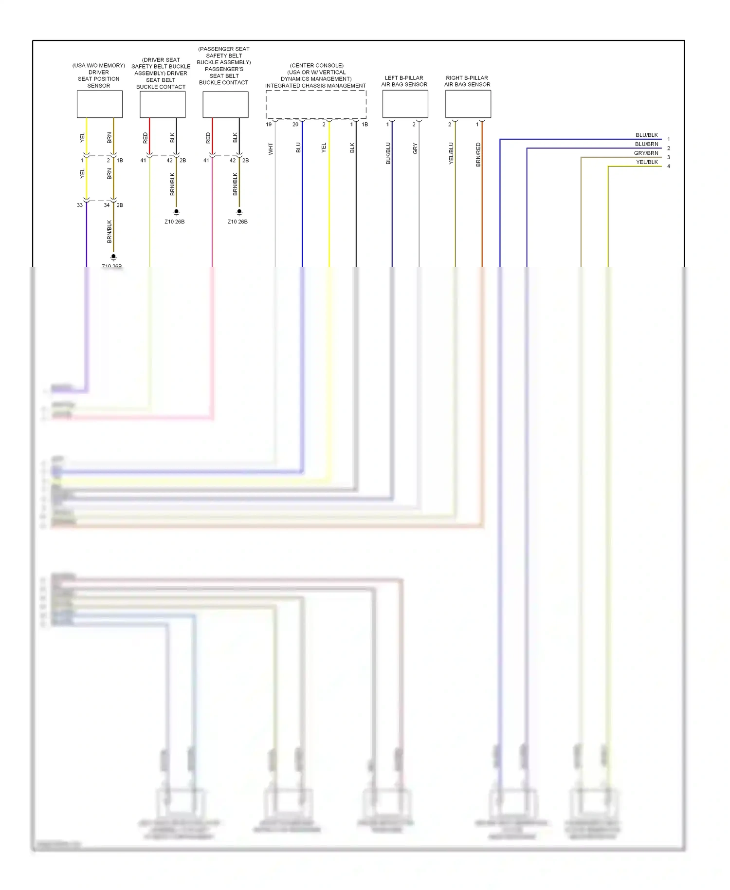 Wiring diagram brn/red for BMW X3 F25 (2010-2014) (8 of 8)