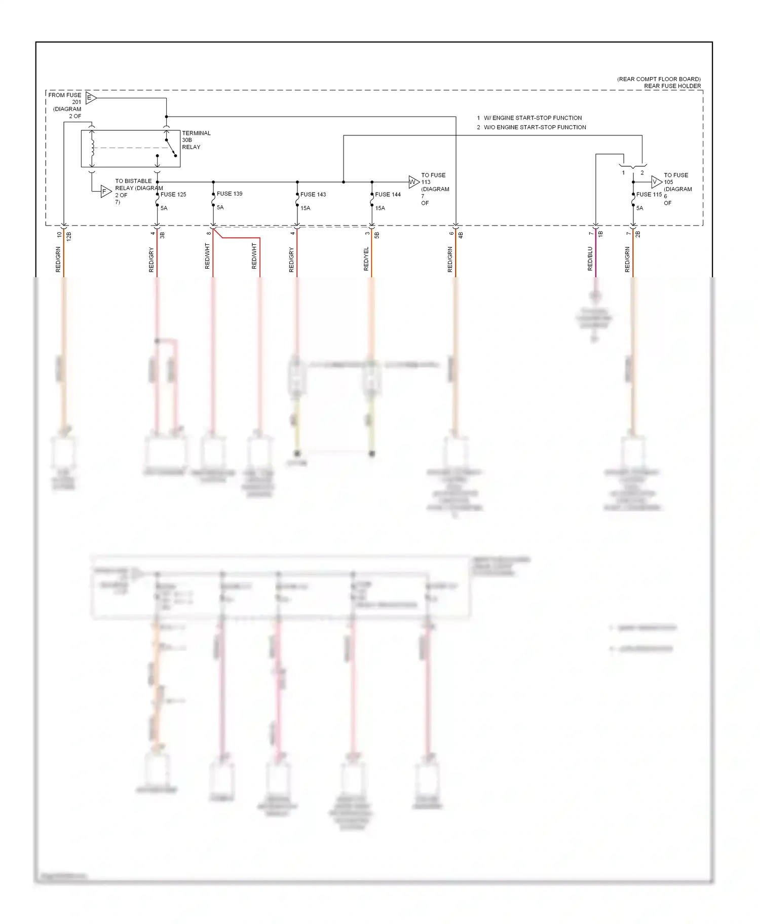 Wiring diagram central information display for BMW X3 F25 (2010-2014) (7 of 7)