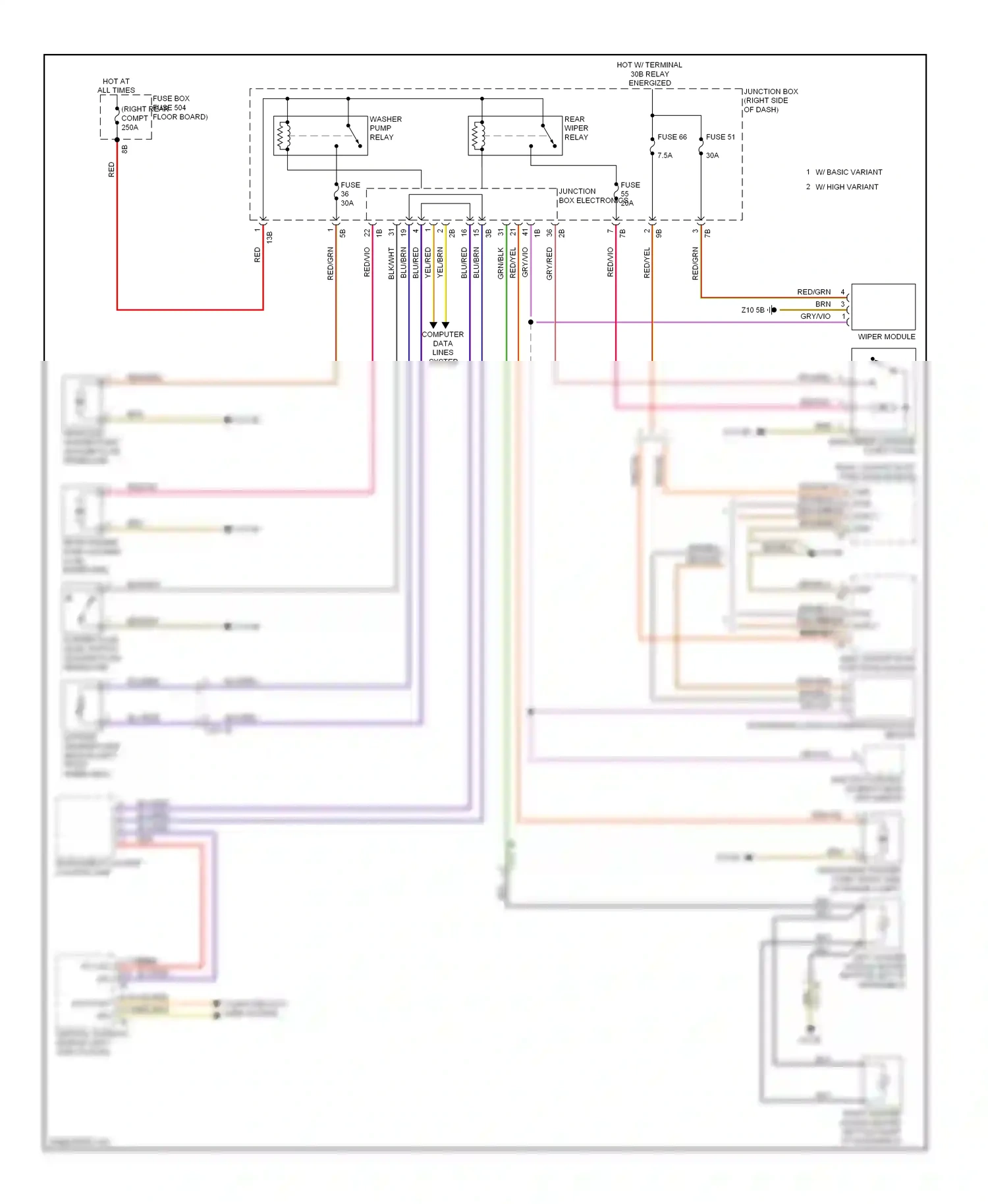 Wiring diagram computer data lines system for BMW X3 F25 (2010-2014) (58 of 58)