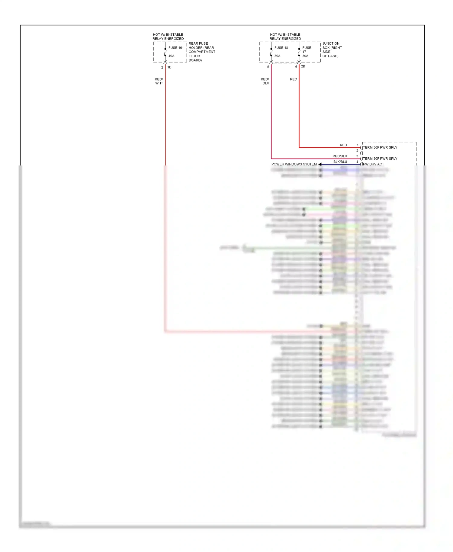 Wiring diagram exterior lights system interior lights system interior lights system for BMW X3 F25 (2010-2014) (1 of 1)