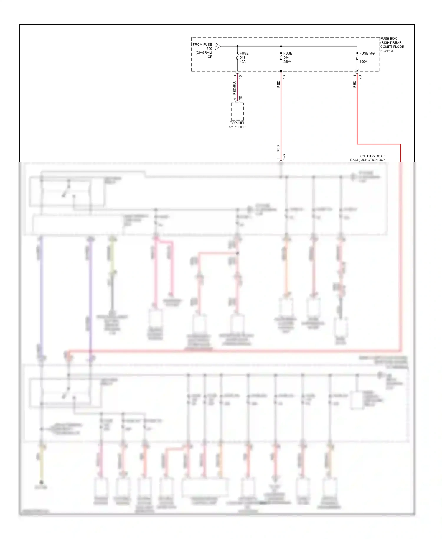Wiring diagram fuse 27 for BMW X3 F25 (2010-2014) (1 of 1)