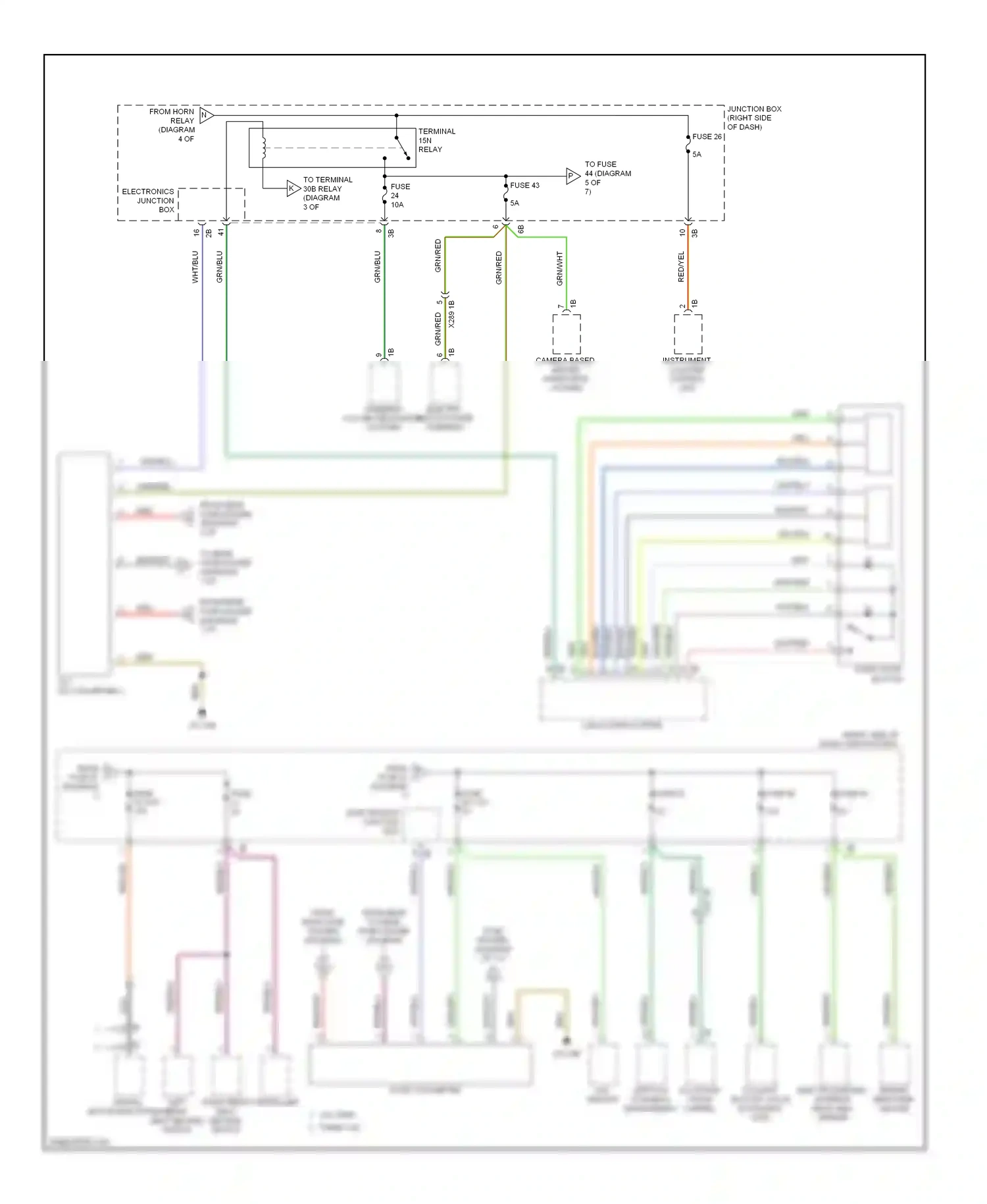 Wiring diagram fuse 46 for BMW X3 F25 (2010-2014) (1 of 1)