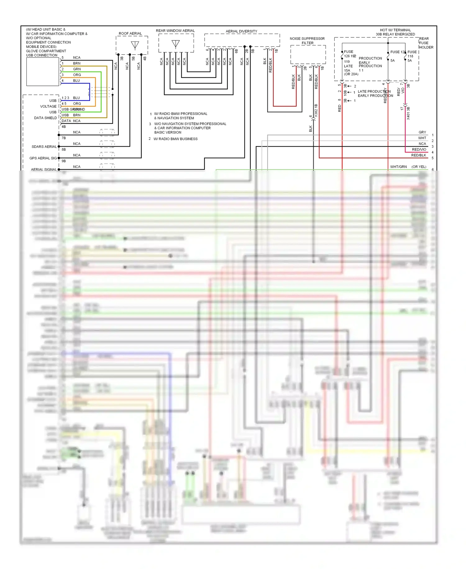 Wiring diagram grn/red for BMW X3 F25 (2010-2014) (14 of 35)