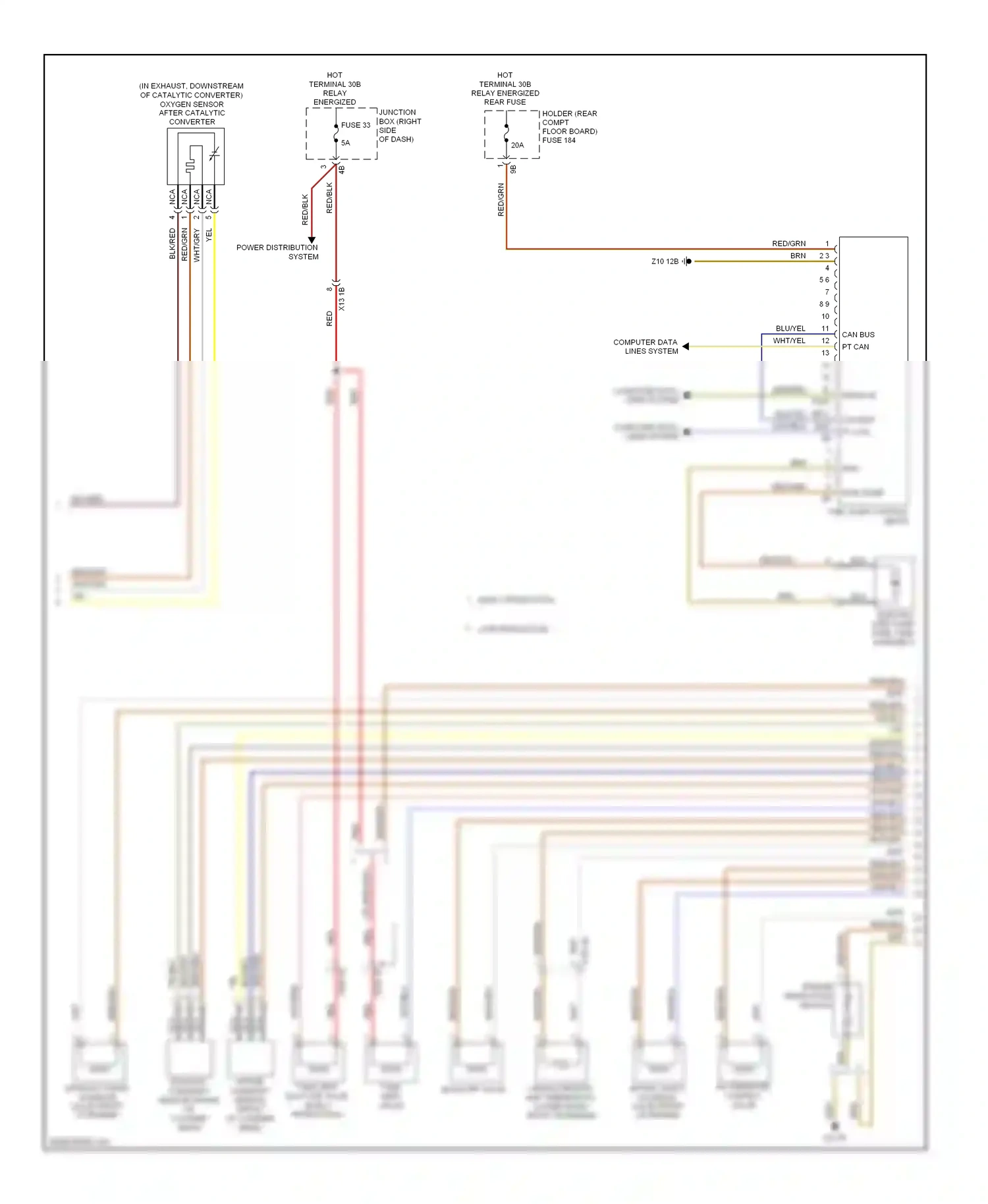 Wiring diagram grn/red for BMW X3 F25 (2010-2014) (19 of 35)