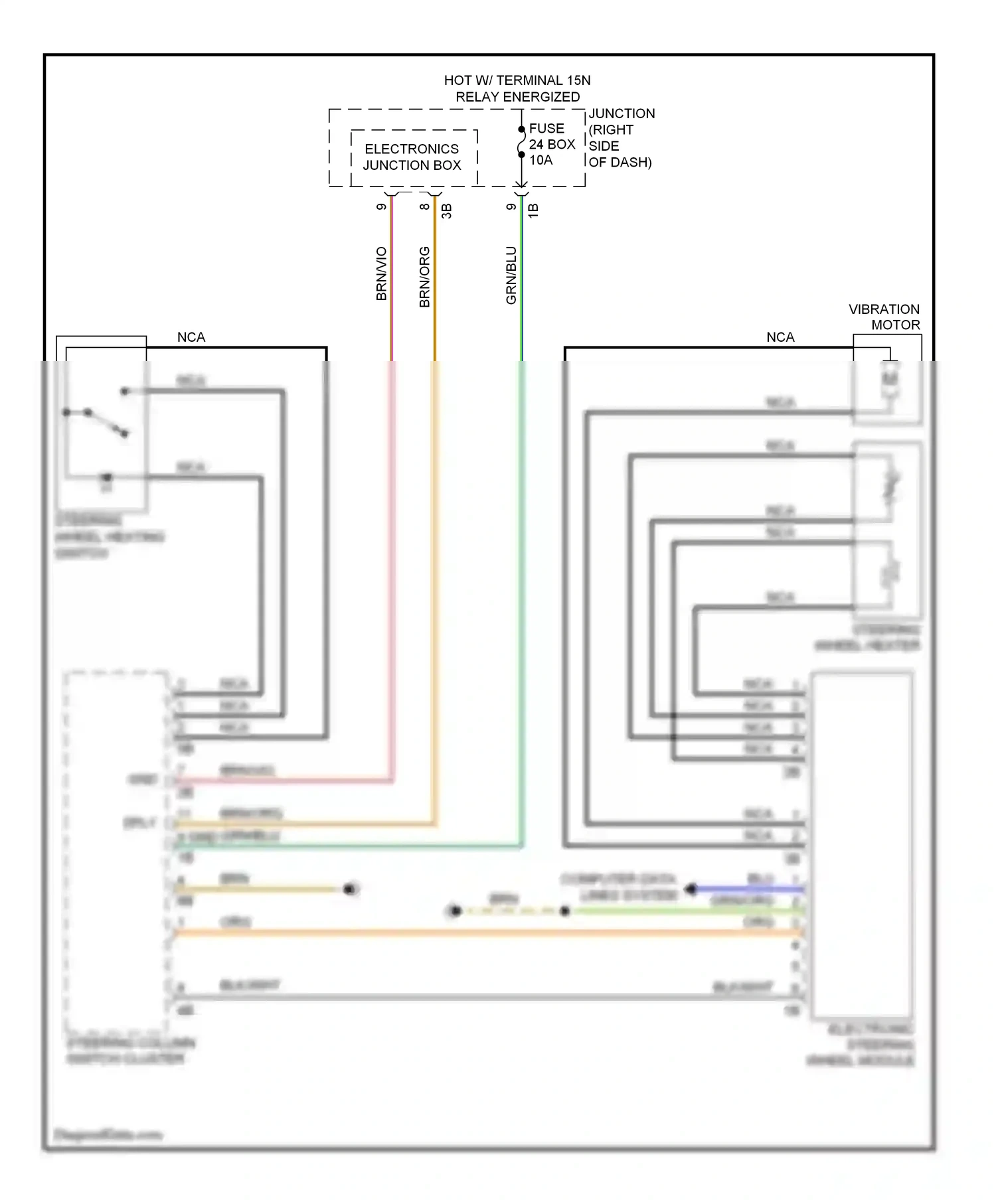 Wiring diagram relay energized for BMW X3 F25 (2010-2014) (14 of 25)