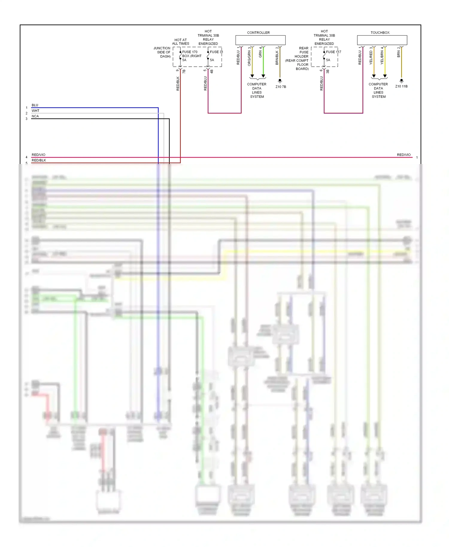 Wiring diagram yel for BMW X3 F25 (2010-2014) (43 of 61)