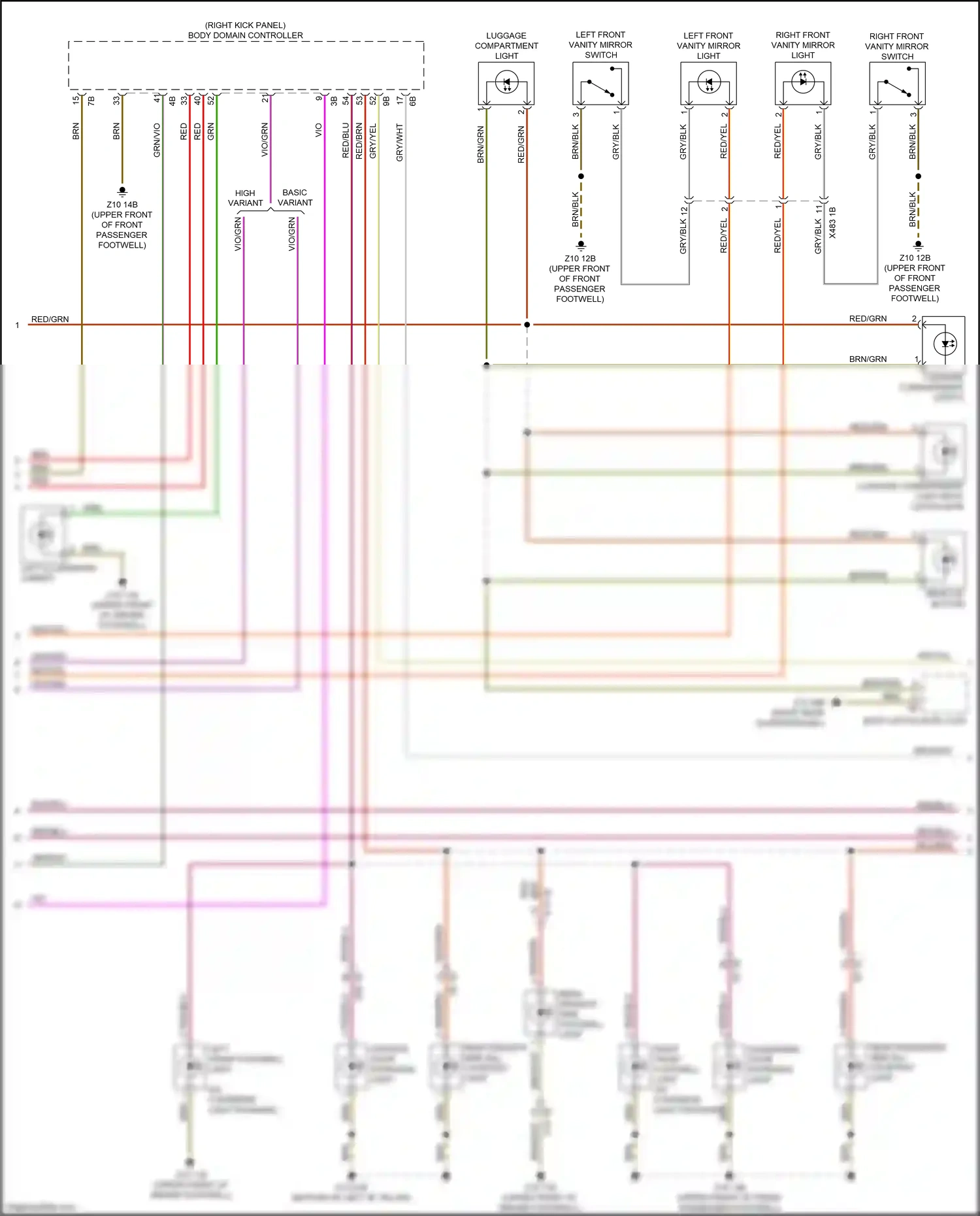 Wiring diagram basic variant for BMW X3 G01 facelift (2021-2024) (1 of 1)