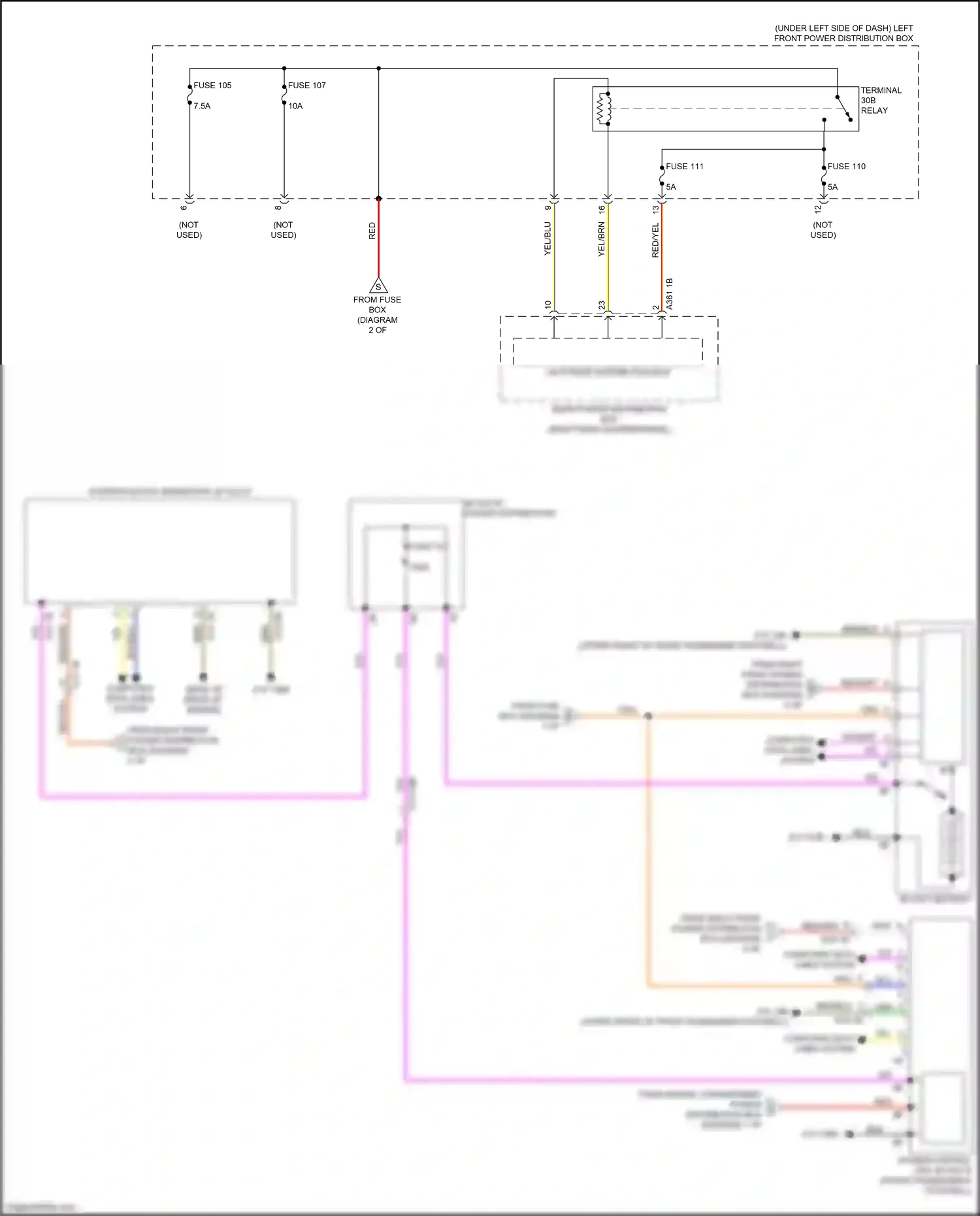 Wiring diagram computer data lines system for BMW X3 G01 facelift (2021-2024) (7 of 104)
