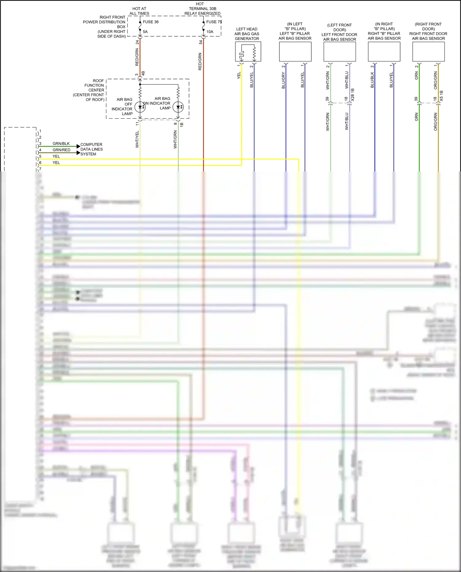 Wiring diagram computer data lines system for BMW X3 G01 facelift (2021-2024) (20 of 104)