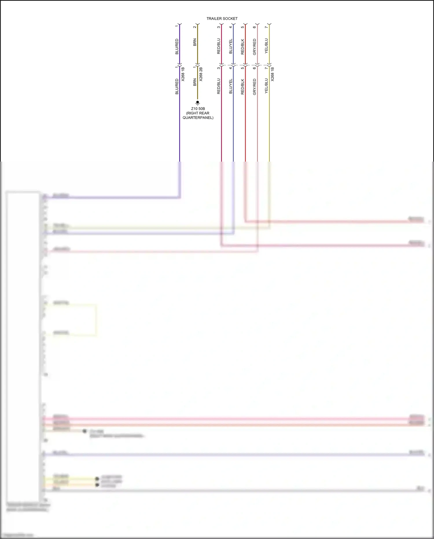 Wiring diagram computer data lines system for BMW X3 G01 facelift (2021-2024) (39 of 104)