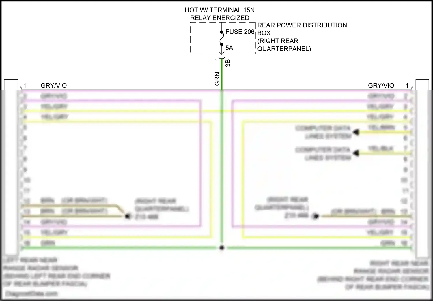 Wiring diagram computer data lines system for BMW X3 G01 facelift (2021-2024) (73 of 104)