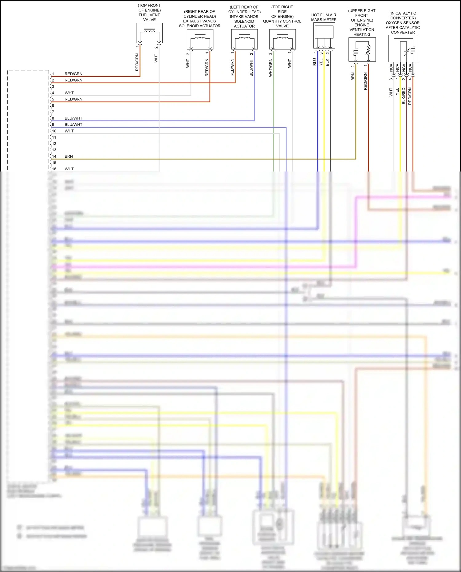 Wiring diagram engine ventilation heating for BMW X3 G01 facelift (2021-2024) (1 of 2)