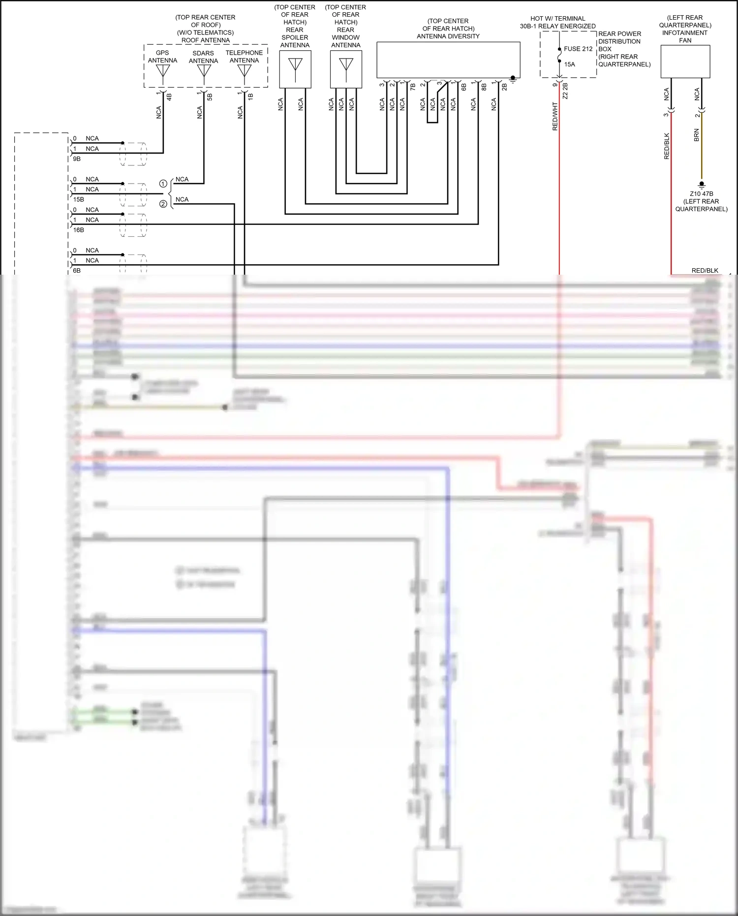 Wiring diagram head unit for BMW X3 G01 facelift (2021-2024) (2 of 32)