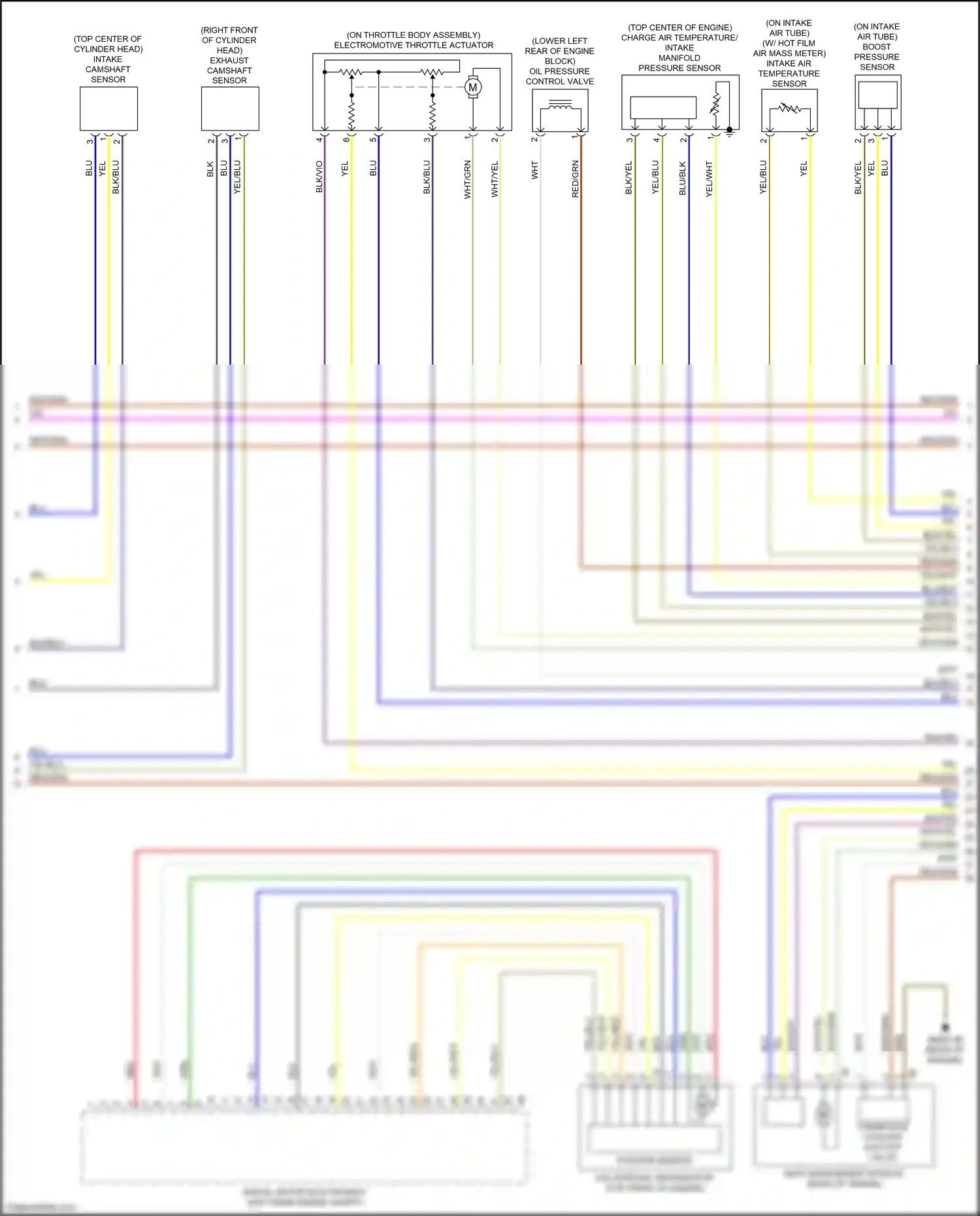 Wiring diagram position sensor for BMW X3 G01 facelift (2021-2024) (1 of 2)