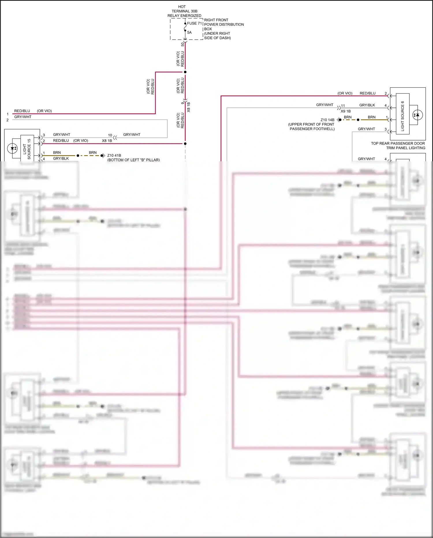 Wiring diagram source 17 for BMW X3 G01 facelift (2021-2024) (1 of 1)
