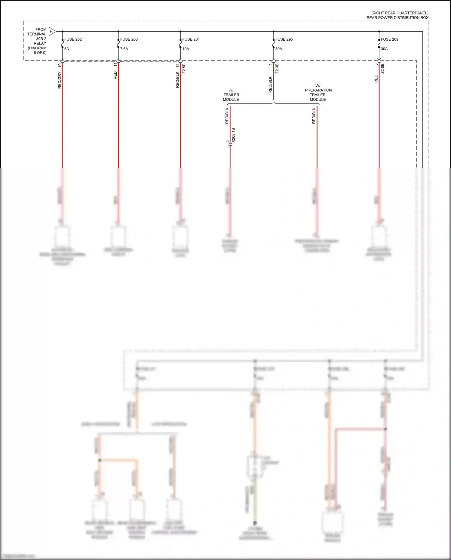 Wiring diagram trailer module for BMW X3 G01 facelift (2021-2024) (4 of 4)