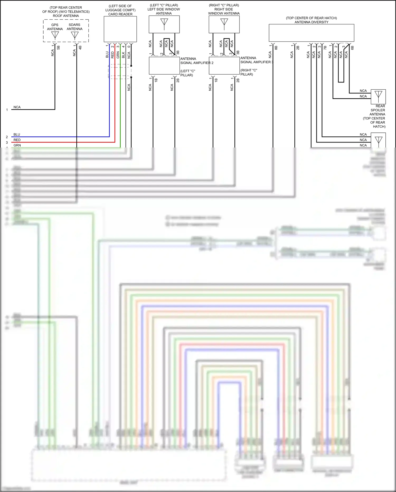 Wiring diagram usb charging socket 3 for BMW X3 G01 facelift (2021-2024) (3 of 9)