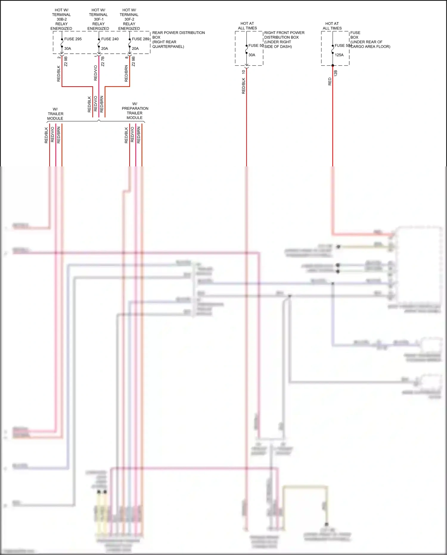 Wiring diagram w/ trailer socket for BMW X3 G01 facelift (2021-2024) (1 of 1)