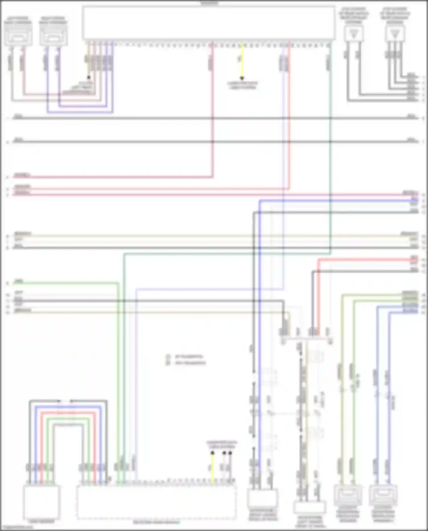 X3 BMW G01 (2017-2021): Navigation circuit, high level w/ receiver audio module (2 of 3)