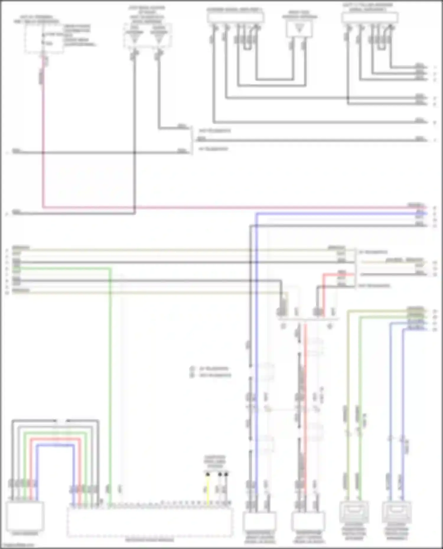 X3 BMW G01 (2017-2021): Navigation circuit, mid level w/ receiver audio module (2 of 3)