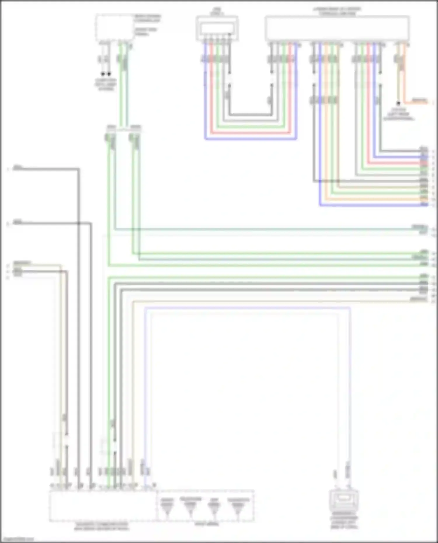 X3 BMW G01 (2017-2021): Navigation circuit, w/o hifi radio & active sound design (3 of 4)