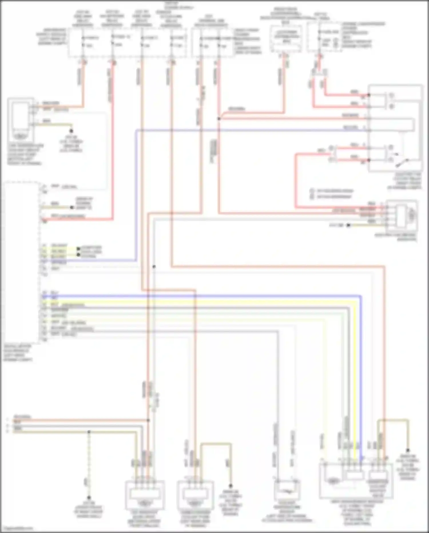 Wiring diagram 3.0l turbo for BMW X3 G01 (2017-2021) (1 of 4)