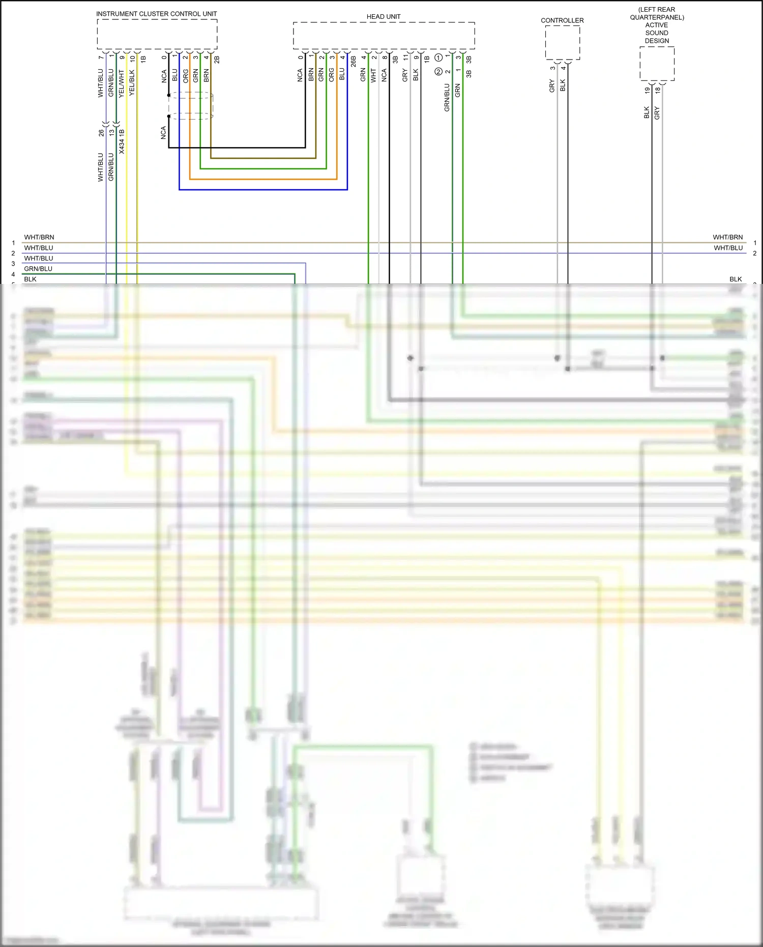 BMW X3 G01 (2017-2021) blu wiring diagram  (16 of 102)