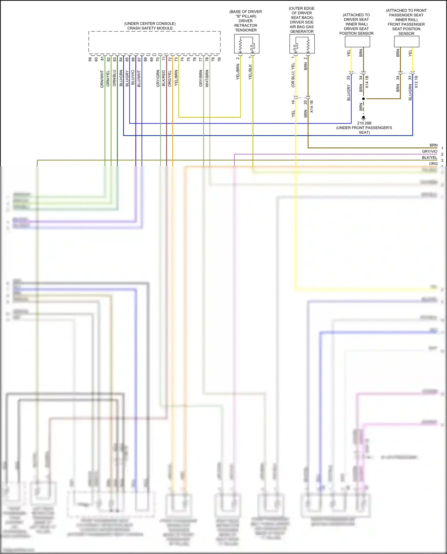 BMW X3 G01 (2017-2021) blu/wht wiring diagram  (12 of 15)