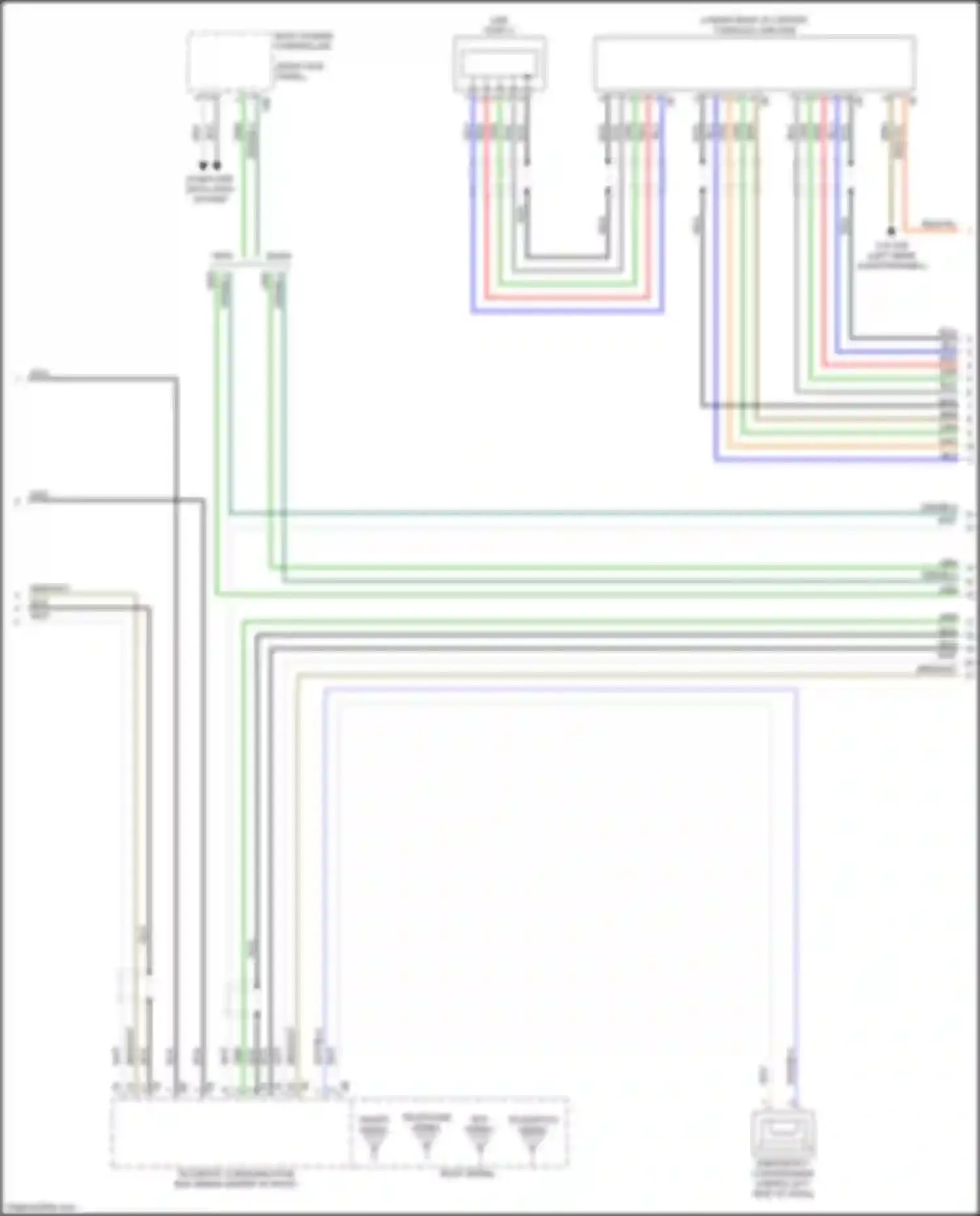 Wiring diagram body domain controller for BMW X3 G01 (2017-2021) (18 of 47)