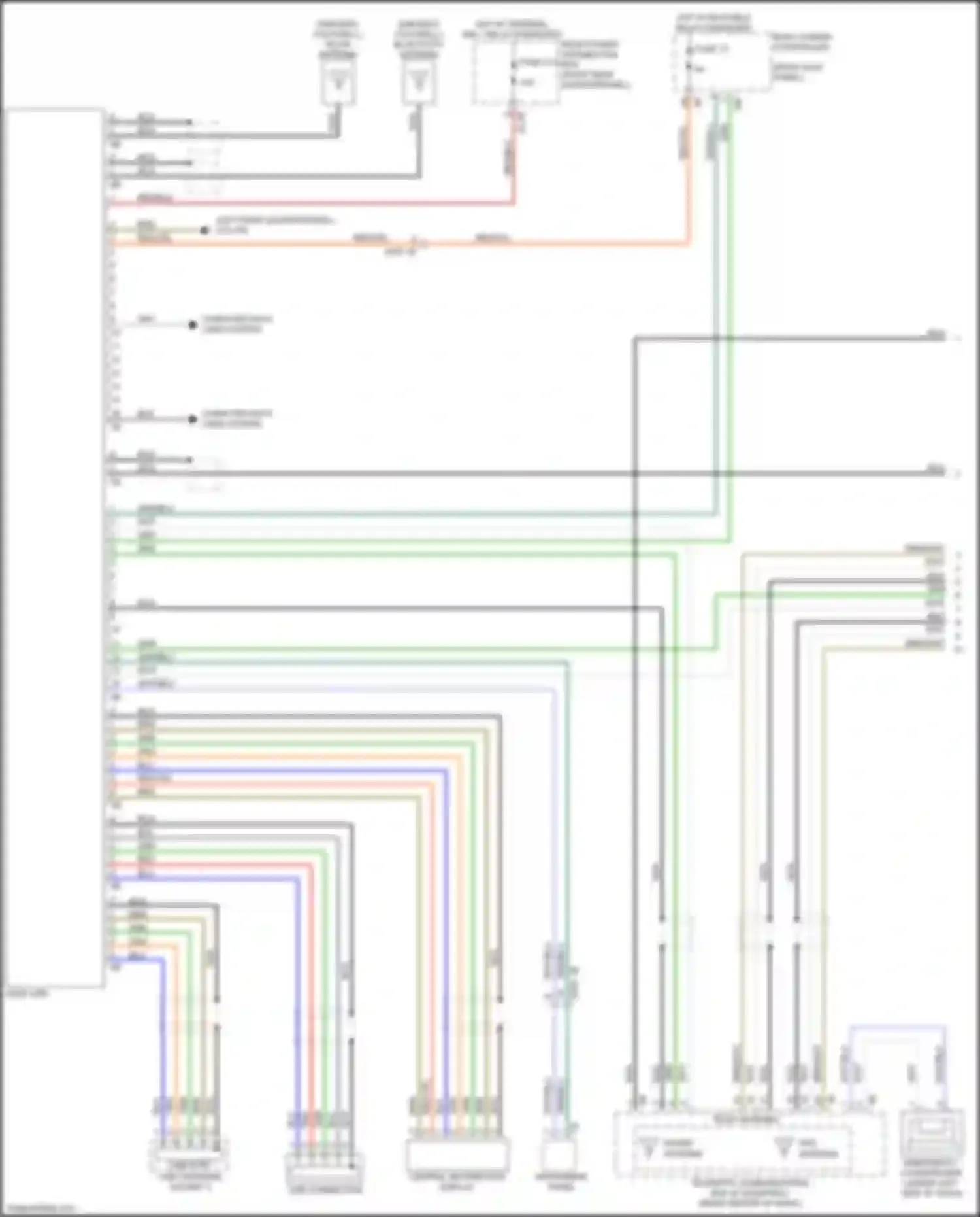Wiring diagram body domain controller for BMW X3 G01 (2017-2021) (35 of 47)