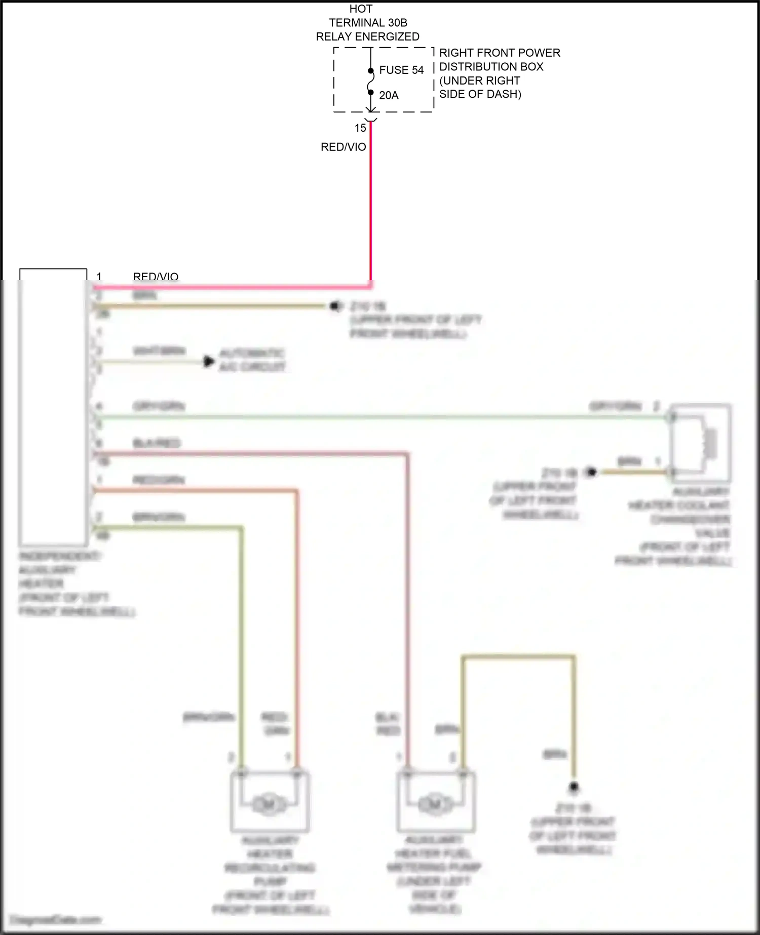 BMW X3 G01 (2017-2021) brn wiring diagram  (122 of 163)