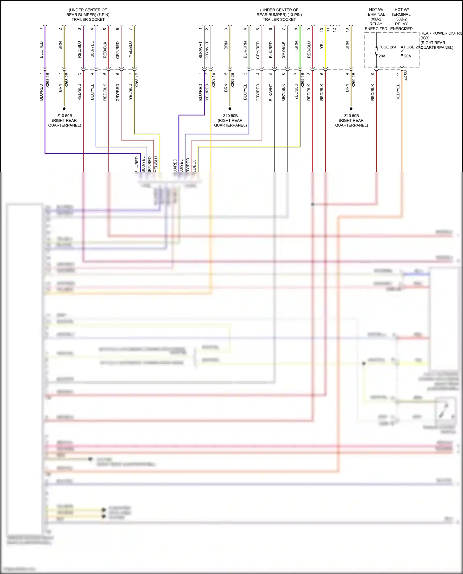 BMW X3 G01 (2017-2021) brn wiring diagram  (150 of 163)