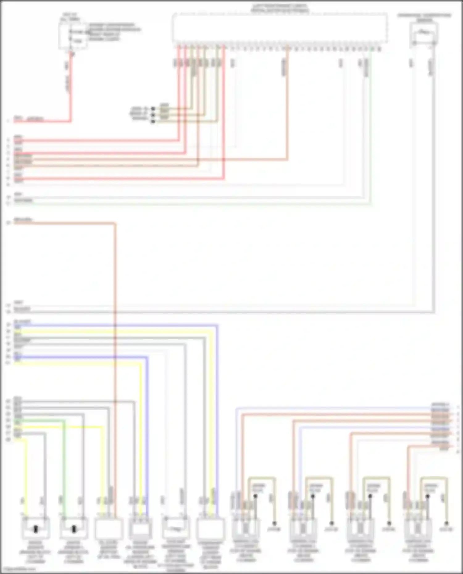 Wiring diagram crankcase temperature sensor for BMW X3 G01 (2017-2021) (2 of 2)
