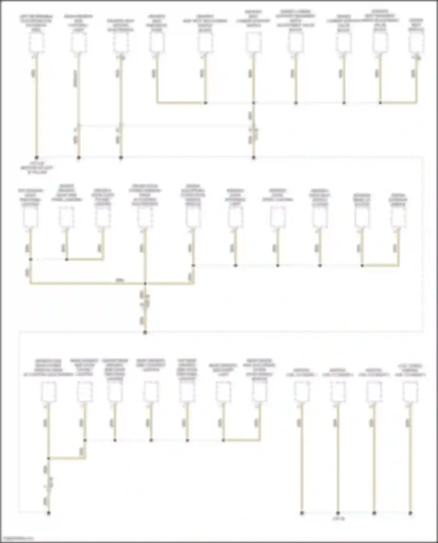 Wiring diagram driver's seat lumbar support switch for BMW X3 G01 (2017-2021) (1 of 4)