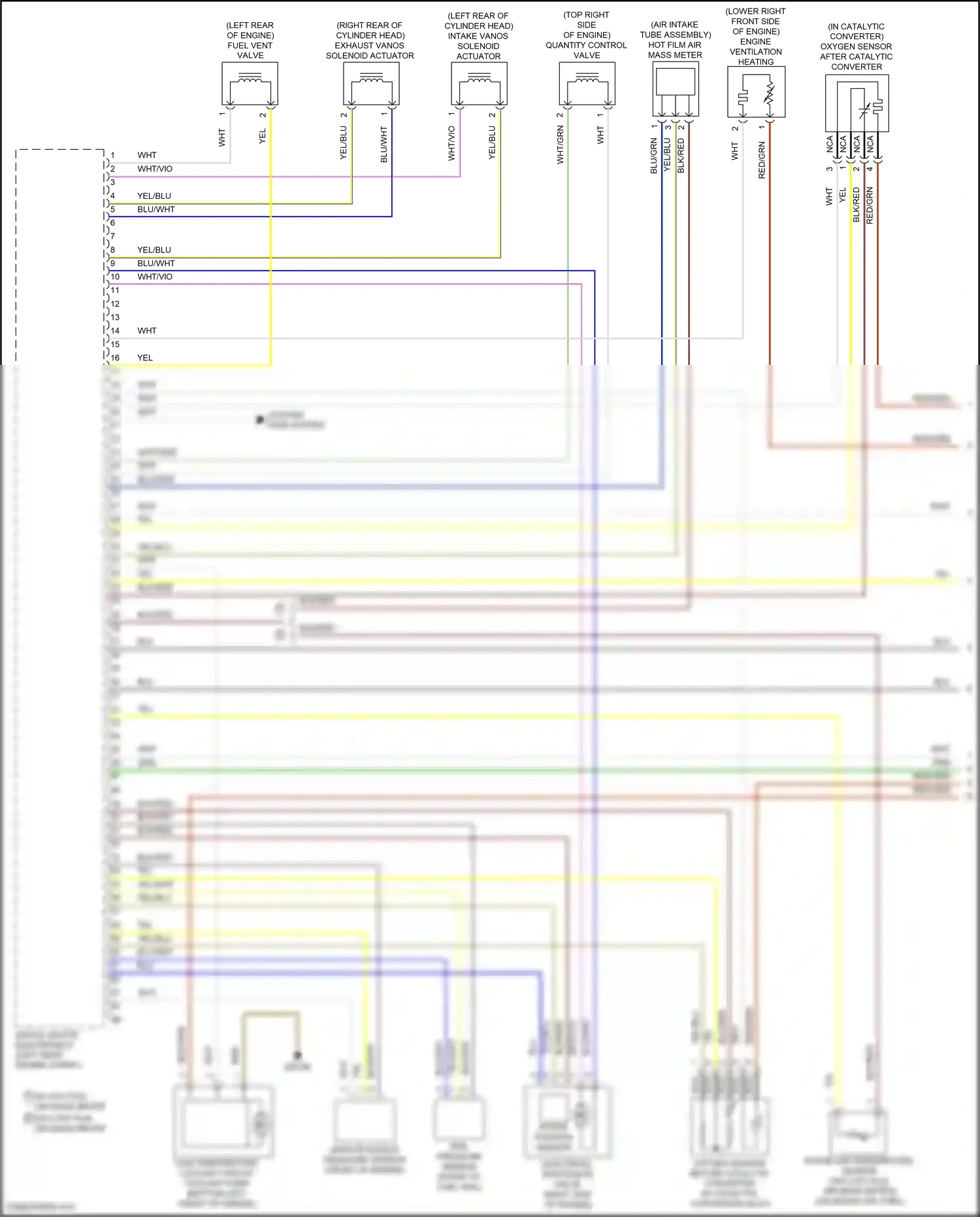 Wiring diagram engine ventilation heating for BMW X3 G01 (2017-2021) (2 of 2)